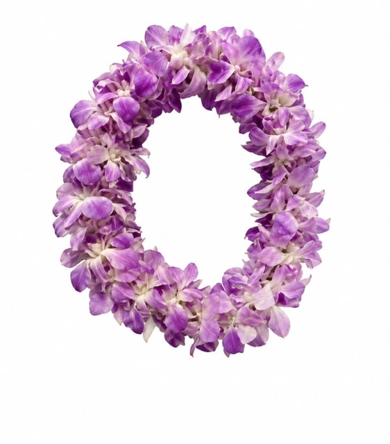 Double Laveder Lei  - Double lavender Lei  (only available for pick up on June 4th 2026)