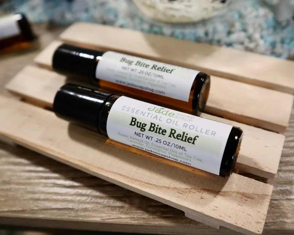 Bug Away Aroma Spray | Natural Bugs &amp; Mosquito Repellent - Bug Away Aroma Spray- Natural Bugs &amp; Mosquito Repellent  Why Choose Natural Bug Repellent?  Gentle on Skin – No harsh chemicals like DEET; safe for  sensitive skin. Eco-Friendly – Plant-based and biodegradable. Smells Great – Infused with essential oils like lavender and eucalyptus. Skin-Nourishing – Made with natural oils that soothe and protect.  Standard Version (not for kids under 3 years old)  made with: Witch Hazel, Distilled Water, Neem Oil. Vitamin E, Glycerin Essential oils of Lavender, Eucalyptus Lemon, Tea Tree, sweet orange  Neem Oil contains azadirachtin, a compound that repels mosquitoes, ticks, fleas, and lice. It works by disrupting insect hormones—stops them from feeding and breeding. Its effects can last several hours on the skin or clothing. Neem oil is anti-Inflammatory &amp; antibacterial. It helps soothe bites, reduce itching, and prevent infection. It is kid-Safe (in small amounts) and generally safe for kids over 3 when diluted properly. It has a strong scent, so a little goes a long way.  Weight: 4oz/120ml
