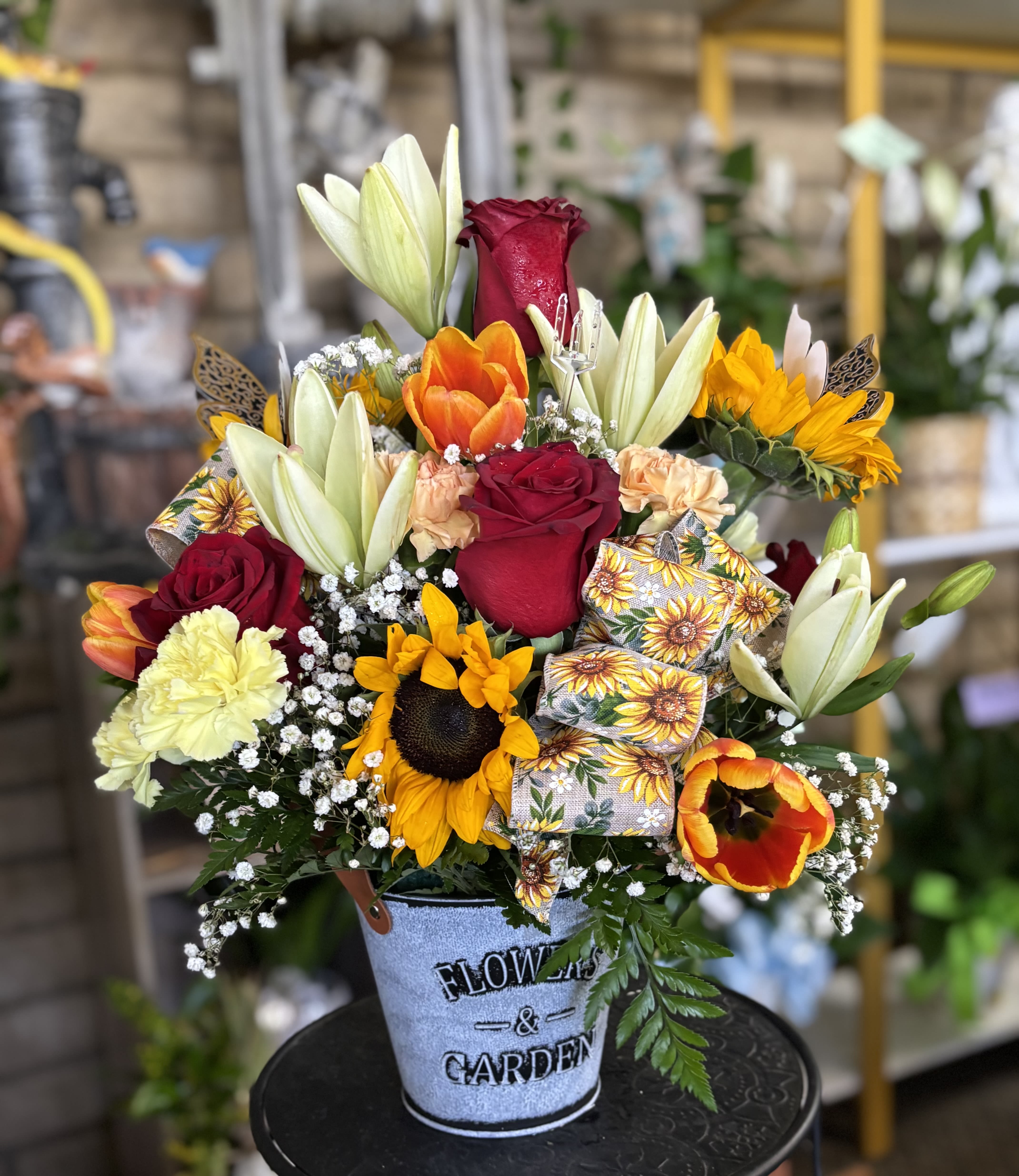 Sunny  Floral  - Reasonable flower substitutions may be made due to availability
