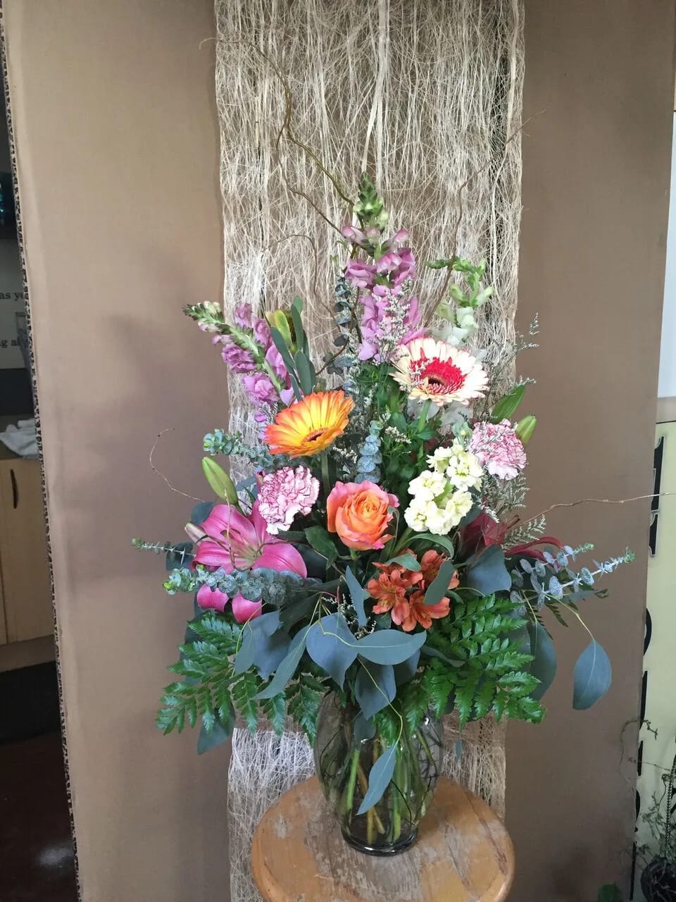 Colorful Mix - Mixture of vibrant pink and orange blooms.