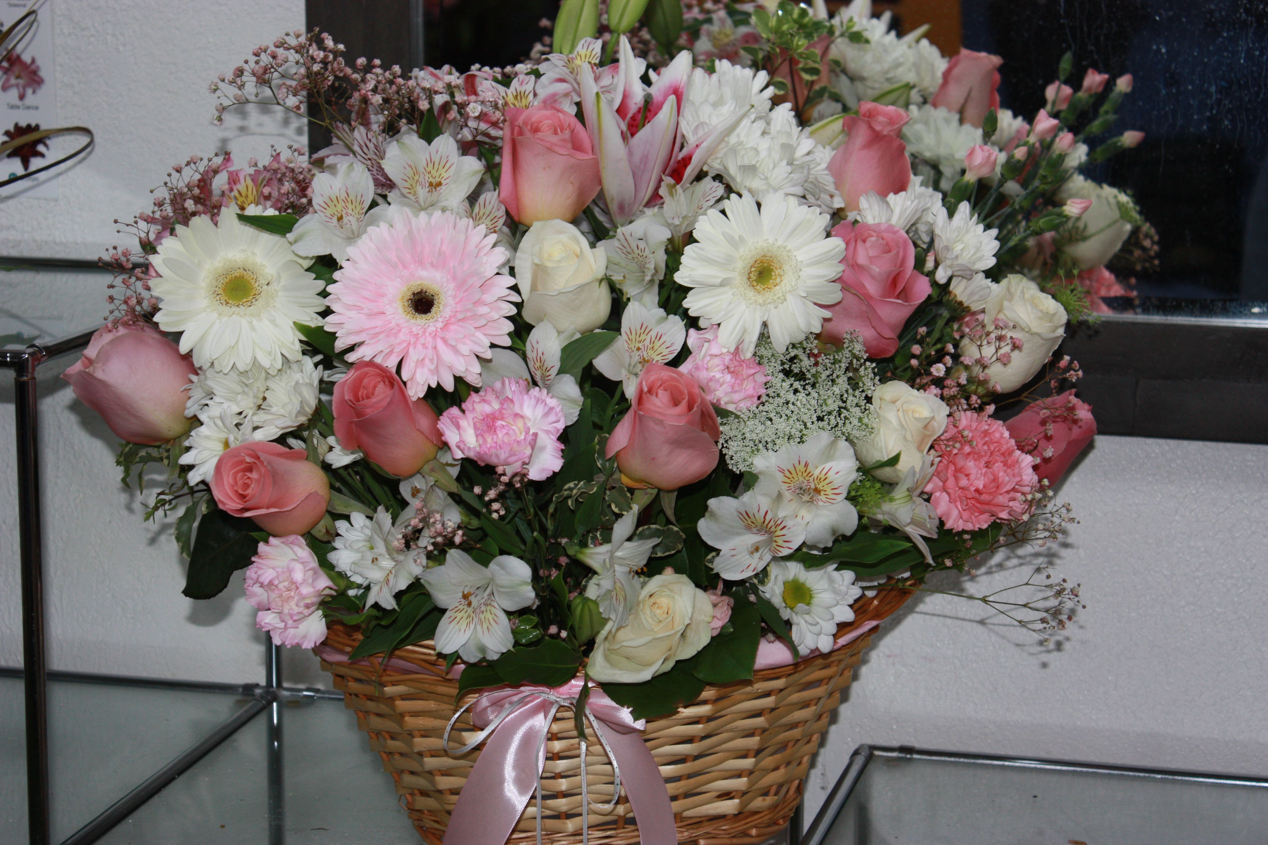 Pink Dreams Basket  - A beautiful girly and pink dreamy mix perfect for a whimsical pink loving girl  BASKET VARIES