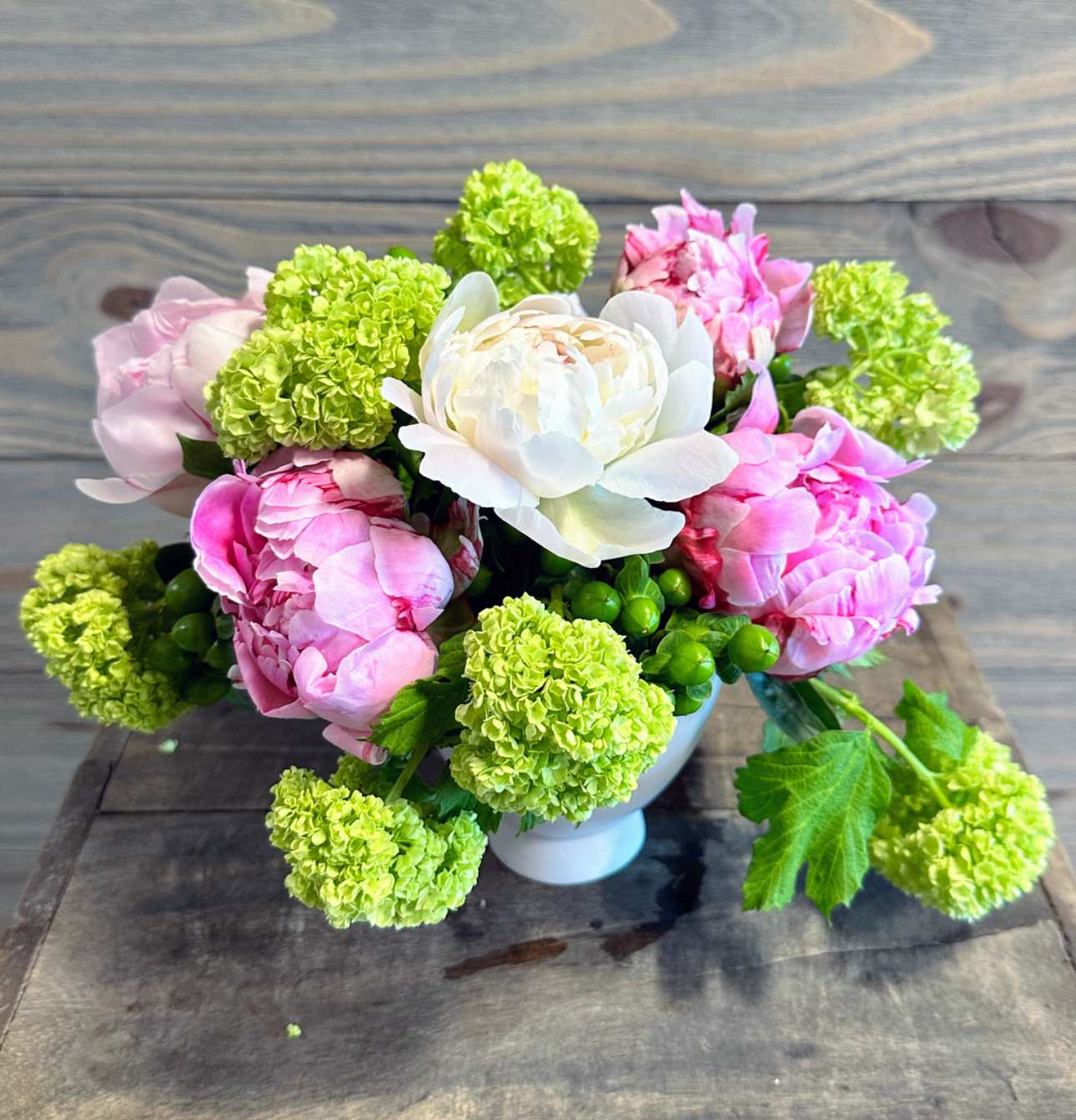 Petite Peonies - A simple and beautiful arrangement of seasonal peonies!