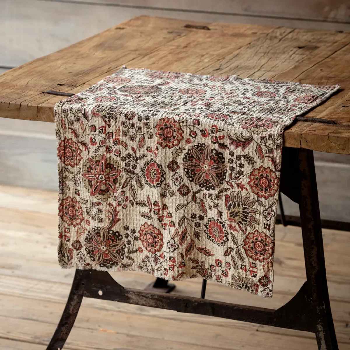 Fennel Botanical Print Cotton Dish Towel - Size:  Length 20" Width 27"