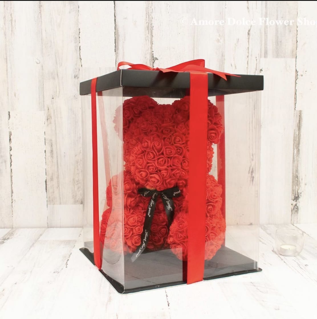 Large Flower Bear - Hand crafted foam flower bear. 