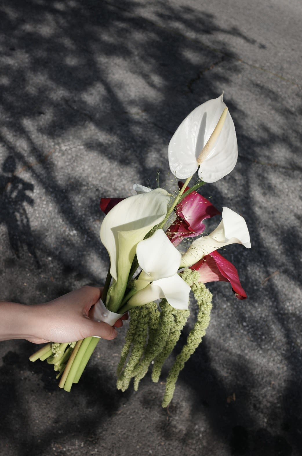 Cascading White Dream - Walk down the aisle with pure elegance! Our "Cascading White Dream" bridal bouquet pairs graceful Calla Lilies with flowing greenery for a stunning, modern look. It’s light, sophisticated, and perfectly captures that dreamlike wedding vibe.