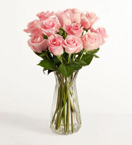 Pink Petal Roses -  Pet Friendly? Yes . Roses are considered non-toxic to cats and dogs by ASPCA, but ingesting any plant material can cause mild stomach upset. Keep out of reach; avoid homes with curious cats.   Human Allergy Note : No major allergy-triggering flowers noted. As a general precaution, keep the water fresh and avoid placing the arrangement directly on bedding to prevent minor pollen contact.   Care &amp; Longevity : To keep your roses vibrant, trim the stems at a 45-degree angle every few days and place them in a clean vase with fresh, room-temperature water. Avoid placing the arrangement near heat vents or in direct sunlight. Remove any fading petals or foliage that falls below the water line to prevent bacteria growth.   Best Occasions &amp; Situations :  - Romance/anniversary  - Birthday  - Wedding’s  - Congratulations flower  - Women's day  - Thinking of you  - Just because   Why Customers Love It : - Soft pink hues create a calming, upscale aesthetic. - Hand-arranged for a professional, boutique feel. - Versatile design fits perfectly on entry tables or desks. - Gift-ready in a high-quality ribbed glass vase. - Freshness guaranteed by our local Nashville team.