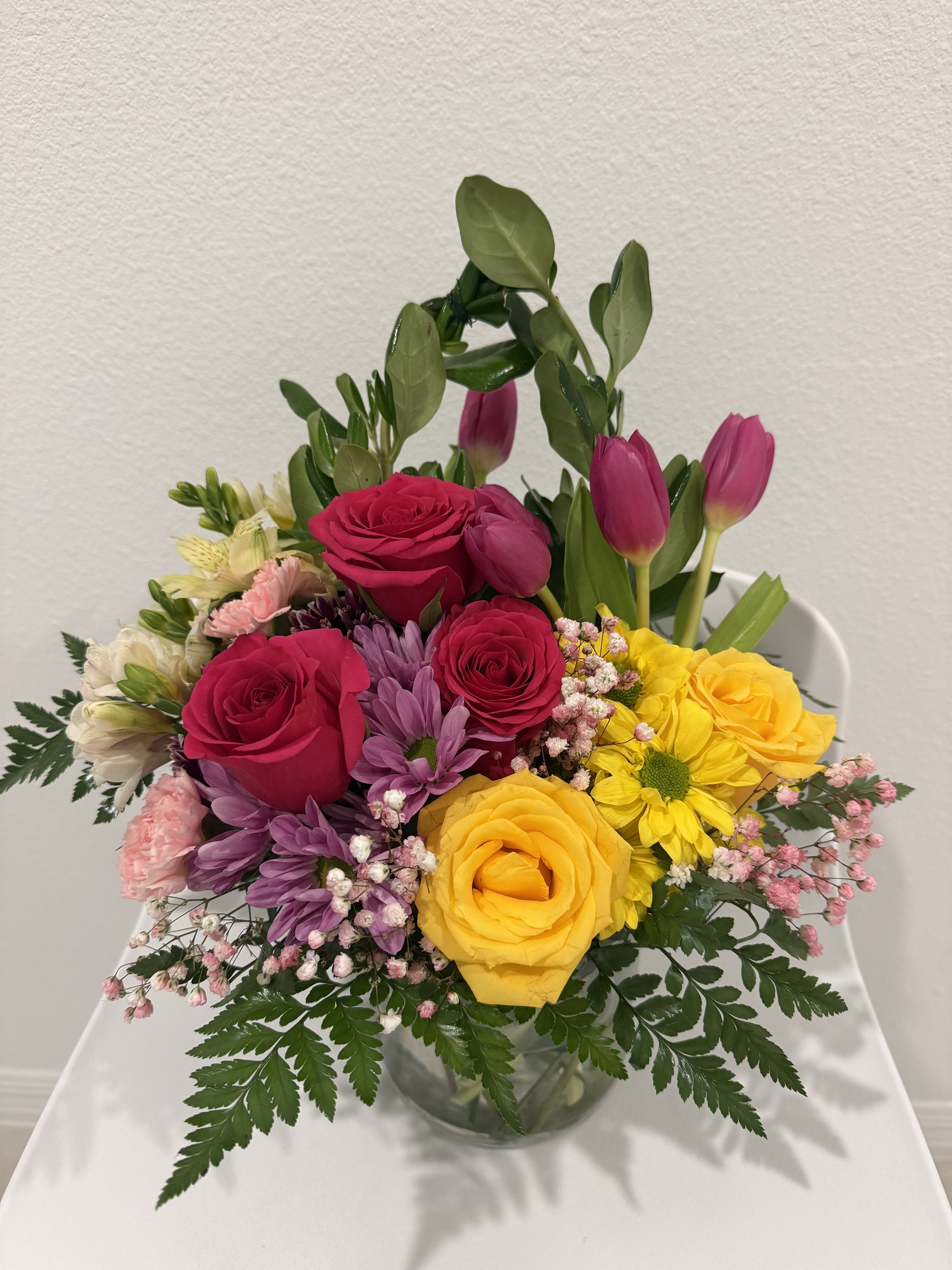 Spring Garden Charm - We can make your arrangement wrapped
