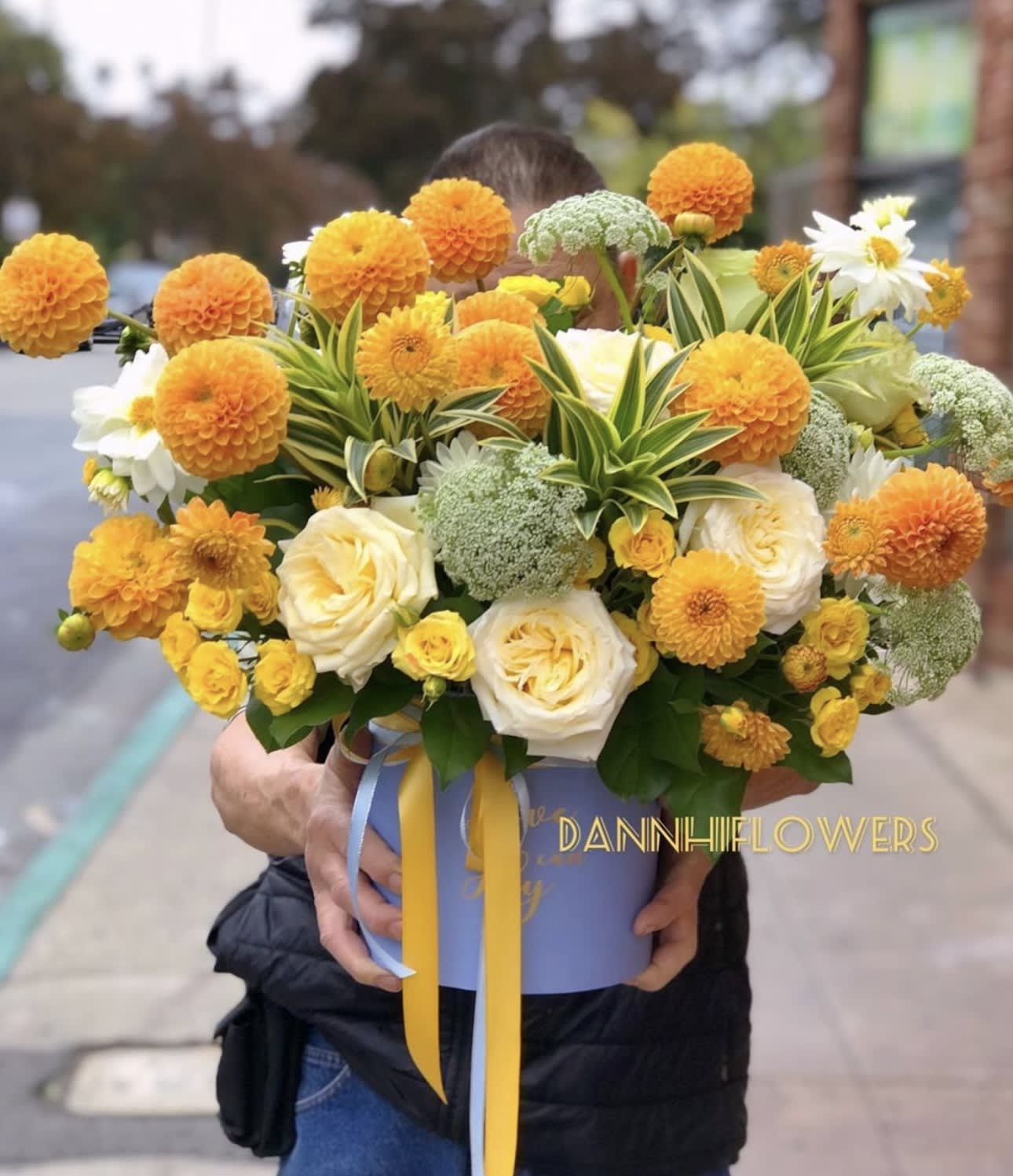 Prolific Bloomers - At Forage + Floral, every arrangement is one of a kind and styled with your color selection and desired size in mind. Because we always use the freshest blooms we can get our hands on, your final arrangement may not look exactly as pictured due to seasonal availability.  Picture showed at DELUXE, STANDARD will be smaller size and PREMIUM will be added more focal blooms.