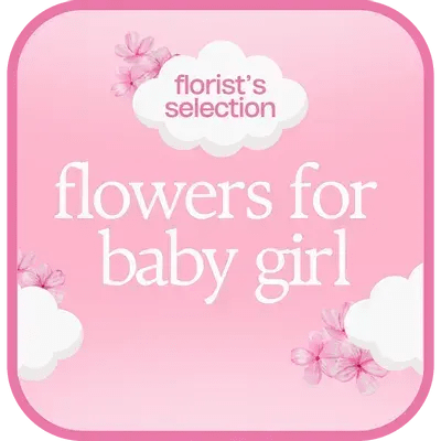 Designer's Choice - Baby Girl $100 - Let our florists do what they do best: create a one-of-a-kind bouquet with their freshest, most beautiful blooms. Our Designer's Choice bouquets are made exclusively with the season's best flowers, so varieties and colors may vary due to local availability.
