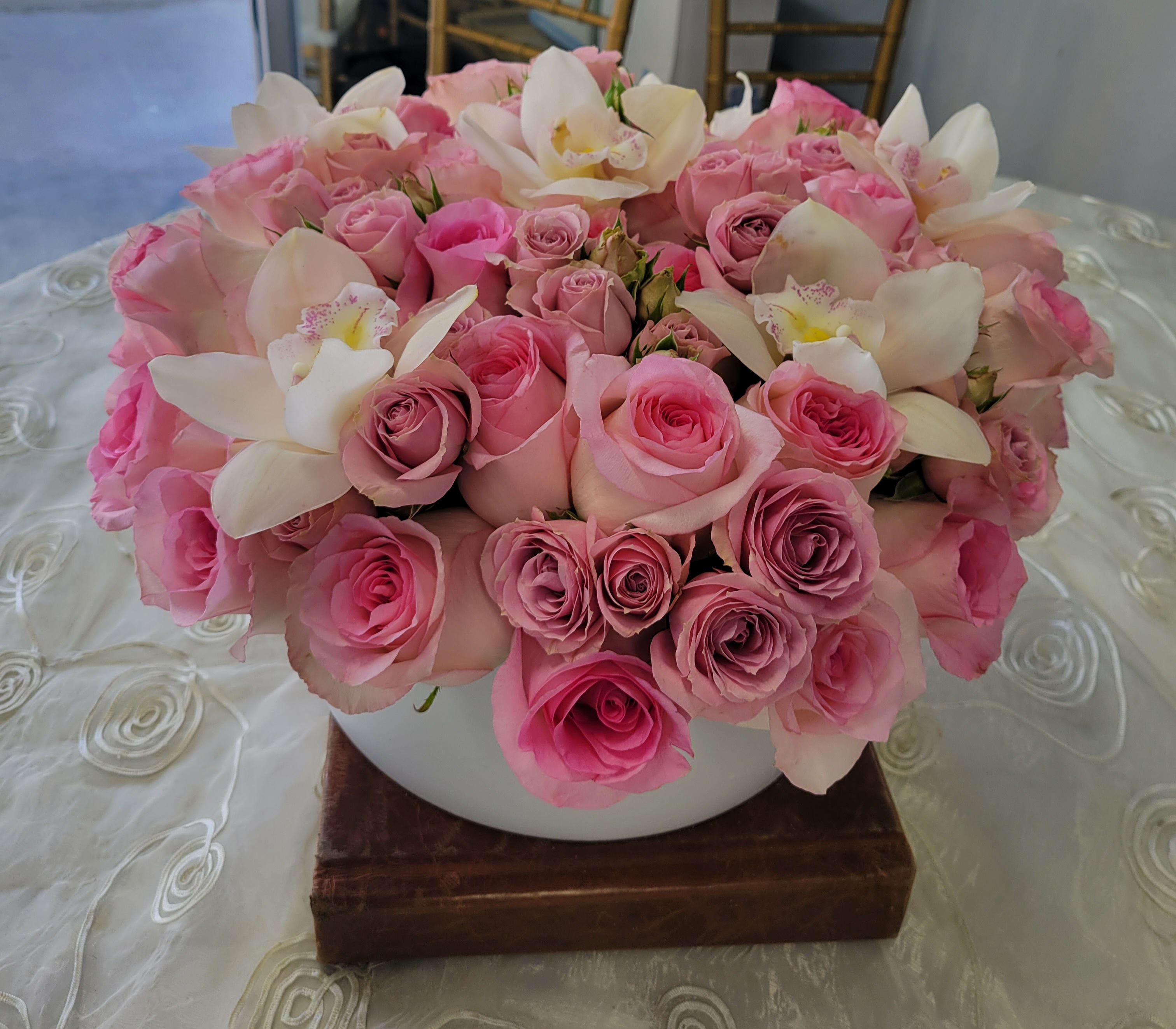 3. MY SWEETHEART - Low Beautiful rose arrangement  will  make her feel special