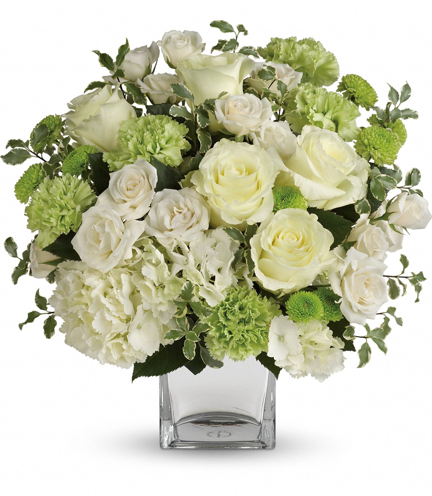 Nothing but Class - This classic white arrangement brings a level of class and sophistication to any occasion.