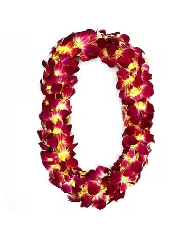 USC double orchid Lei  - USC Double Orchid Lei 