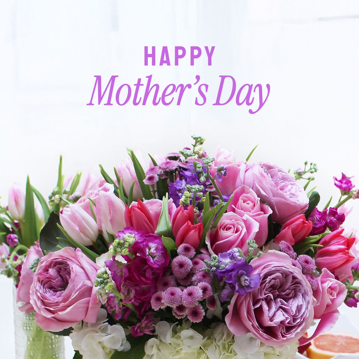 E-Gift Card - Mother's Day - Give Mom the freedom to choose: an E-Gift Card that lets her browse and order beautiful flower arrangements, bouquets, and thoughtful gifts for Mother's Day or any special moment. She can use it to pick a springtime bouquet-think pink roses, tulips, soft purple accents, white hydrangea blooms, and fresh greenery-or save it for a later birthday, anniversary, or just-because surprise that makes her feel seen and celebrated.  This digital gift card works on the full range of floral options and accompanying gifts from our shop, so she can select classic roses, seasonal tulips, mixed hydrangea arrangements, cheerful daisies, or something more adventurous. Use it online to customize delivery date, add a note, and choose presentation options; the card is delivered instantly by email for last-minute gifting or scheduled ahead so the timing is perfect.  Ideal for daughters, partners, friends, or anyone who wants Mom to pick what she truly loves-this e-gift lets her create the moment she deserves. Redeemable at checkout, easy to forward, and perfect for spring palettes of pink, purple, white, and green, it's a simple, thoughtful way to give choice and joy.