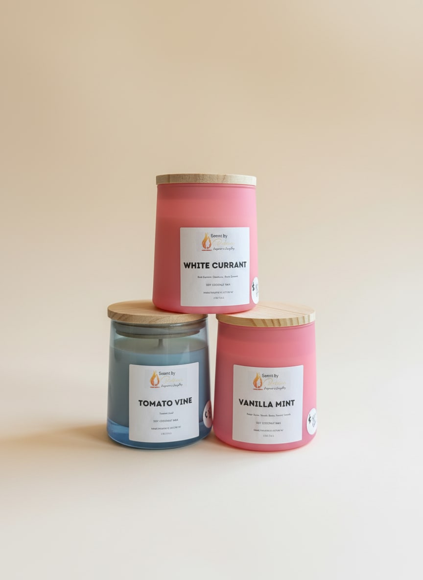 Scents By Radiance - 6oz. Soy Coconut Candles - Hand Poured Candles in Victor!  Support our local artists and creators. You won't regret snagging one of these for your home.