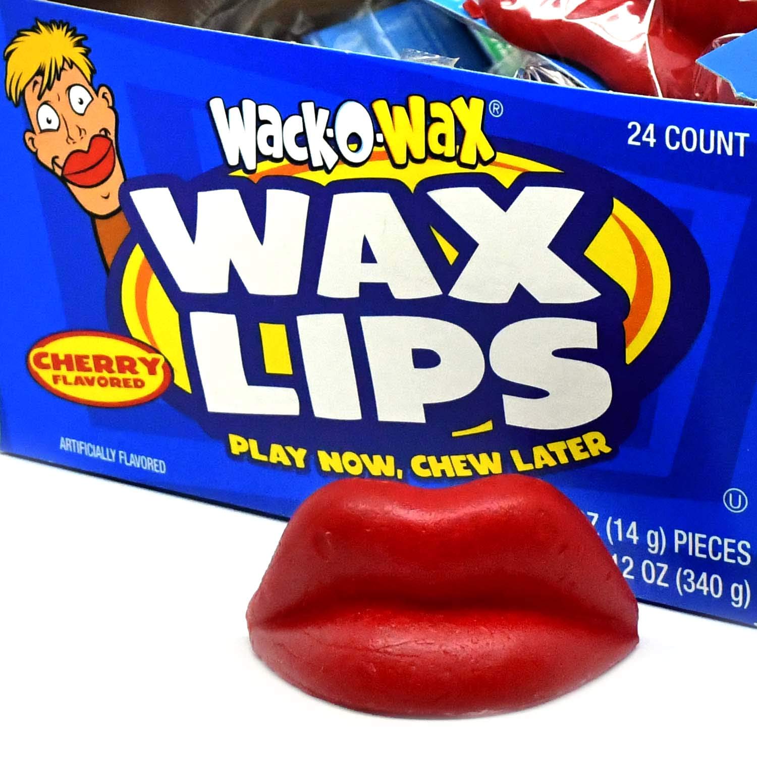 Wax Lips - Wax Lips are a fun and silly novelty candy that make the perfect old-fashioned Valentine's present. These wack-o wax lips are sure to bring a smile to anyone's face and are great for the whole family to enjoy. These goofy candies are a true classic and are guaranteed to add a touch of whimsy to any occasion.