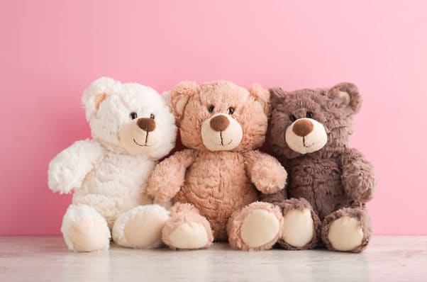 Single Plush Stuffed Bear - Single stuffed bear. 