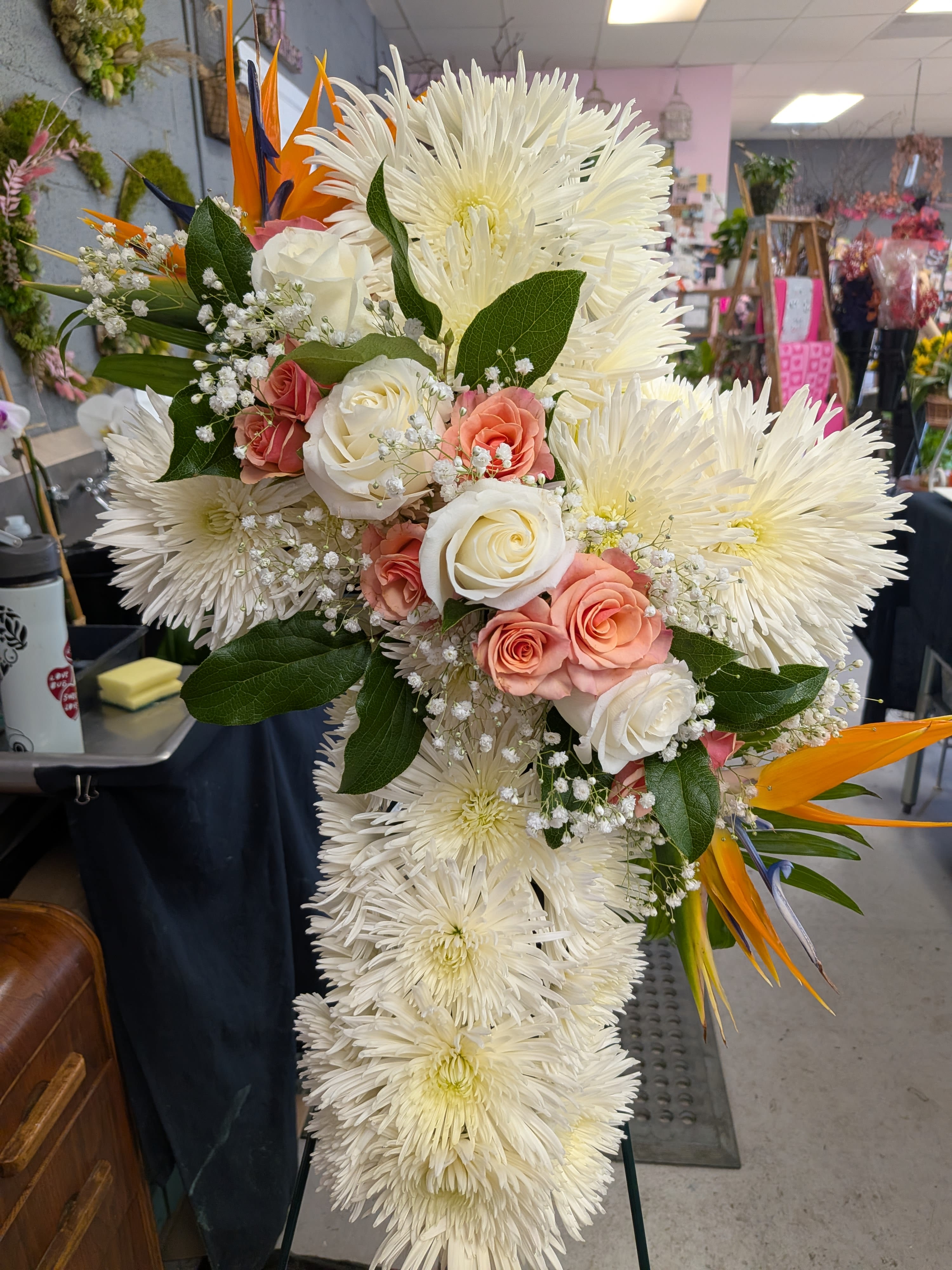 Memorial flowers - In loving memory of my parents. Mass flowers, burial site and celebration of life.  