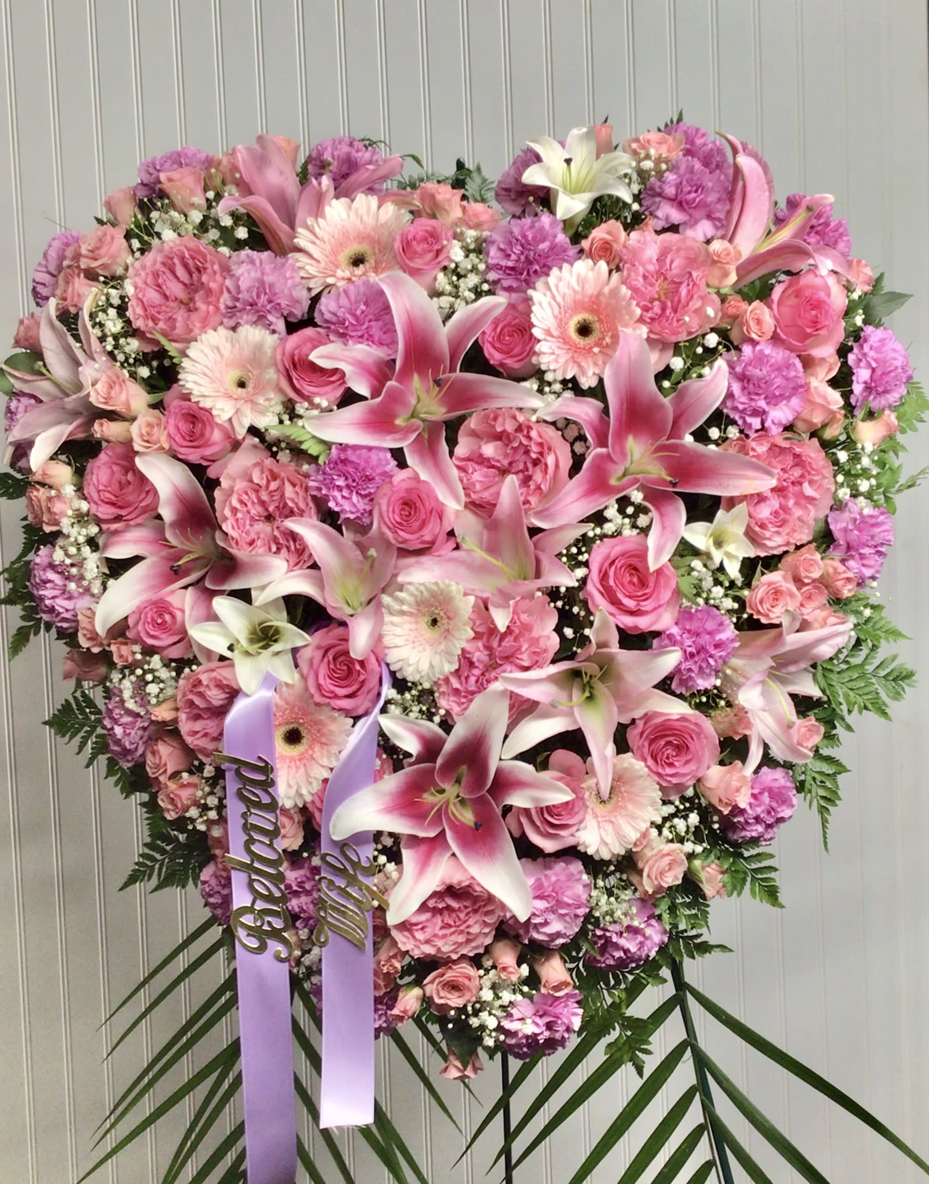 lovely pink heart - by Lovely Blooms Decorations - lovely pink heart As Shown : 2017SYM005