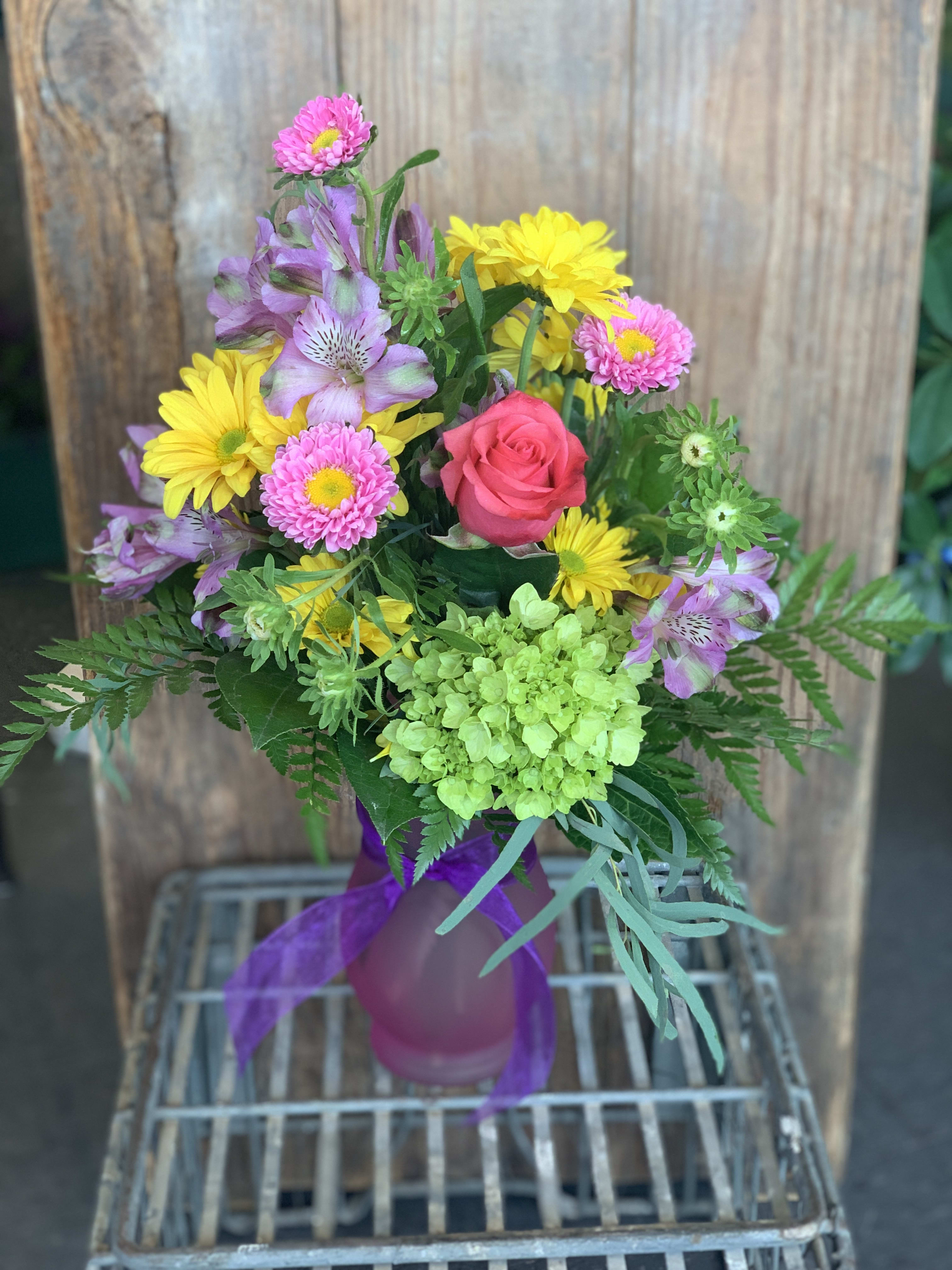 Simply Sweet - A colorful mix of flowers, perfect for any occasion. **Please note that the flowers and colors may be different than what is pictured.** 