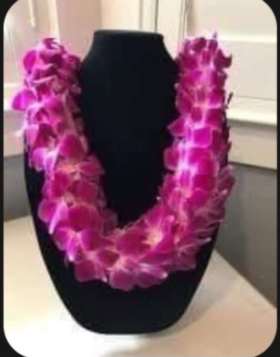 Leis - Purple Graduation Leis