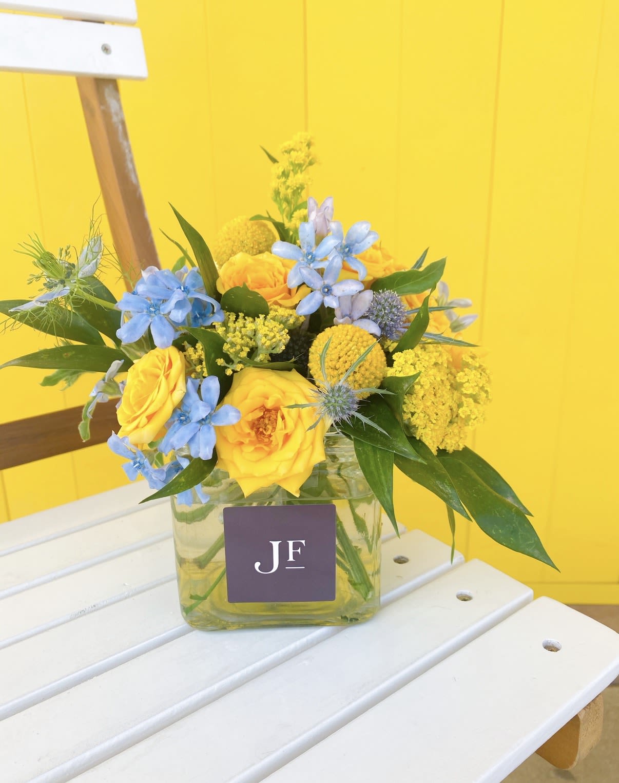 Summer Mix Arrangement - Summer blooms and colors carefully curated by our amazing designers! Colors may vary on availability. 