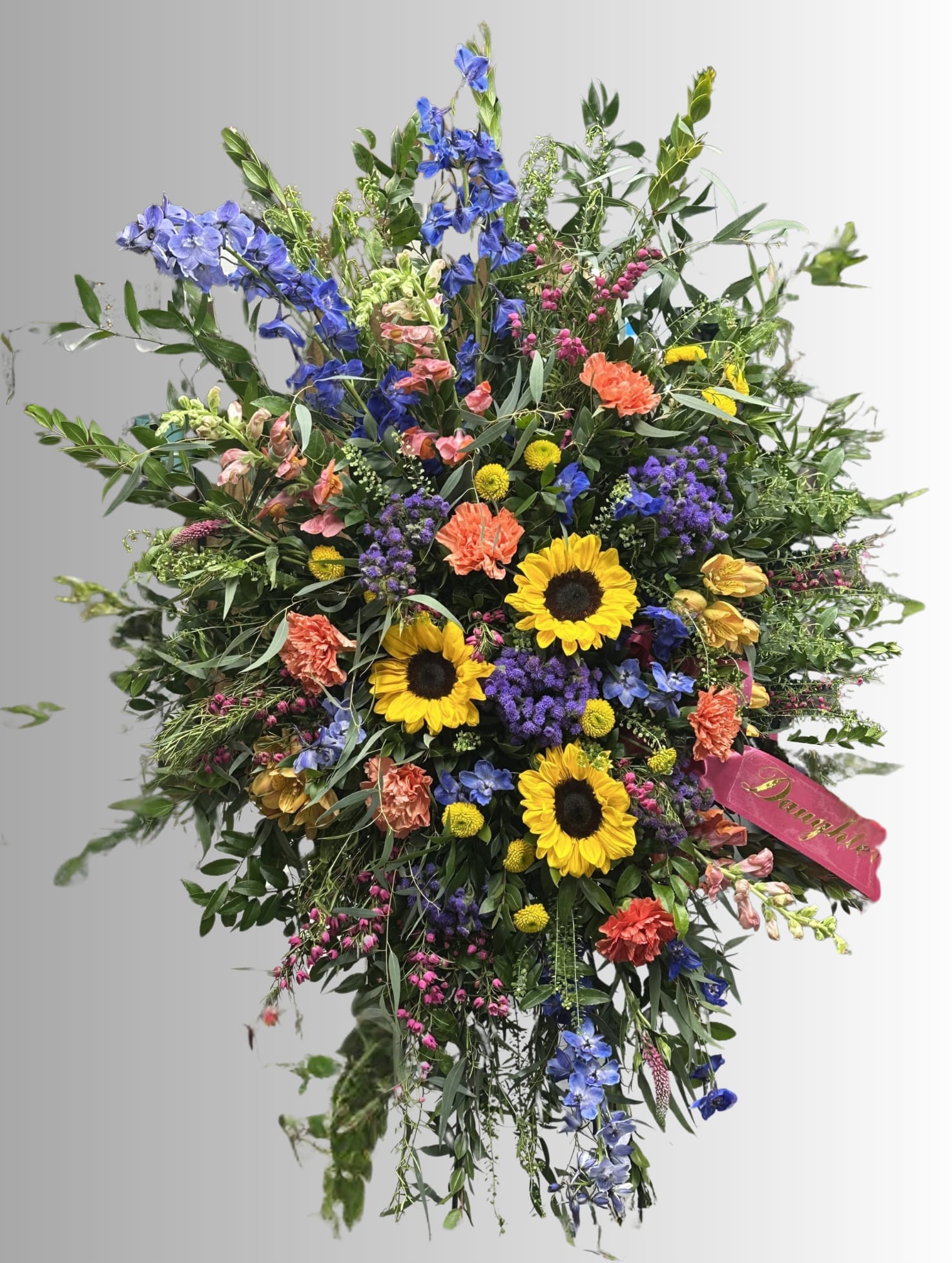 Sacred Wildflowers Spray - Bouquets will be delivered approximately as pictured.