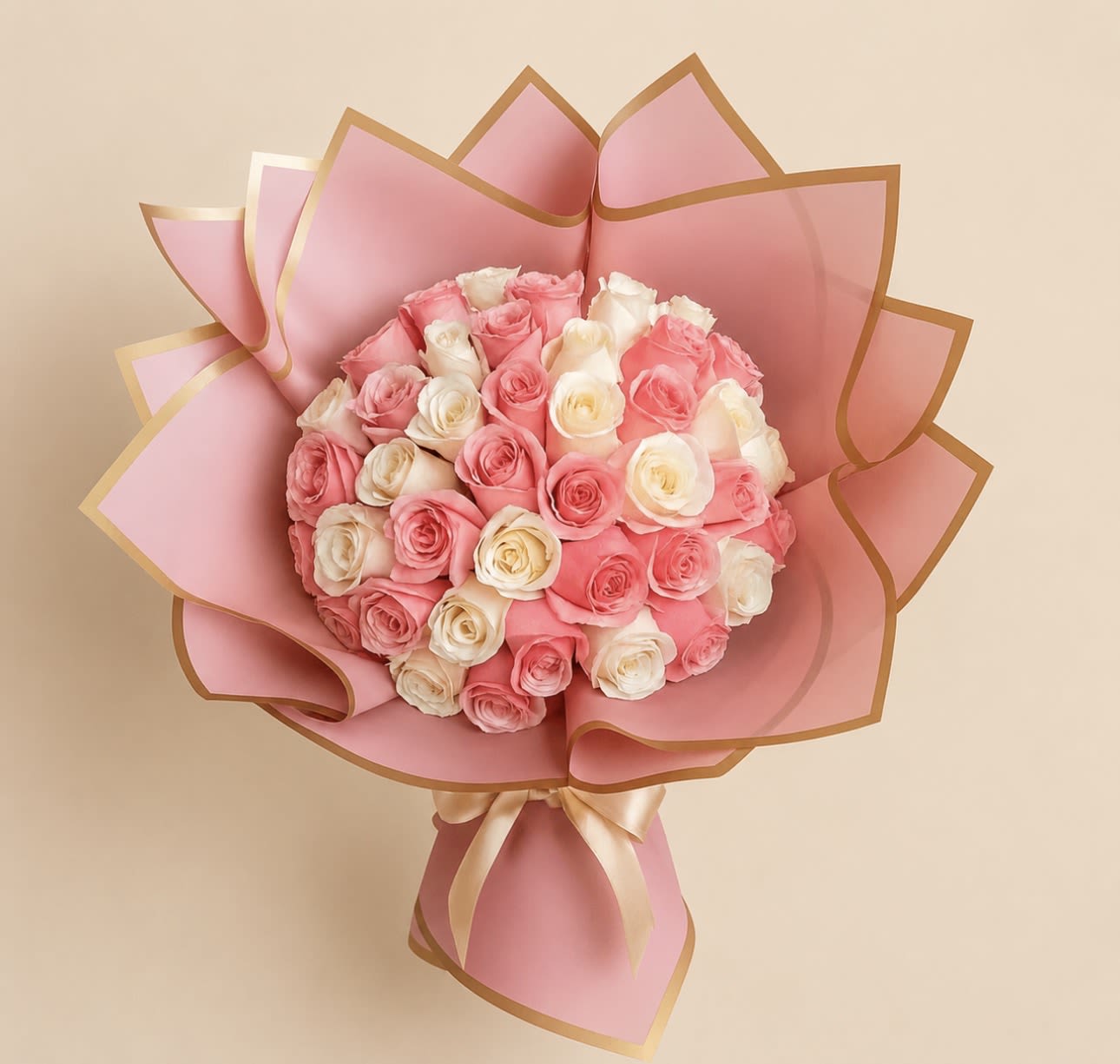 Ramo Buchon Special Mix (25 roses) - Special Mix Roses Bouquet – Romantic, vibrant gift for birthdays, anniversaries &amp; spontaneous love  and romantic surprises. Same-day flower delivery Make a bold statement with this stunning bouquet of fresh mixed roses, wrapped in premium paper for an elegant finish.