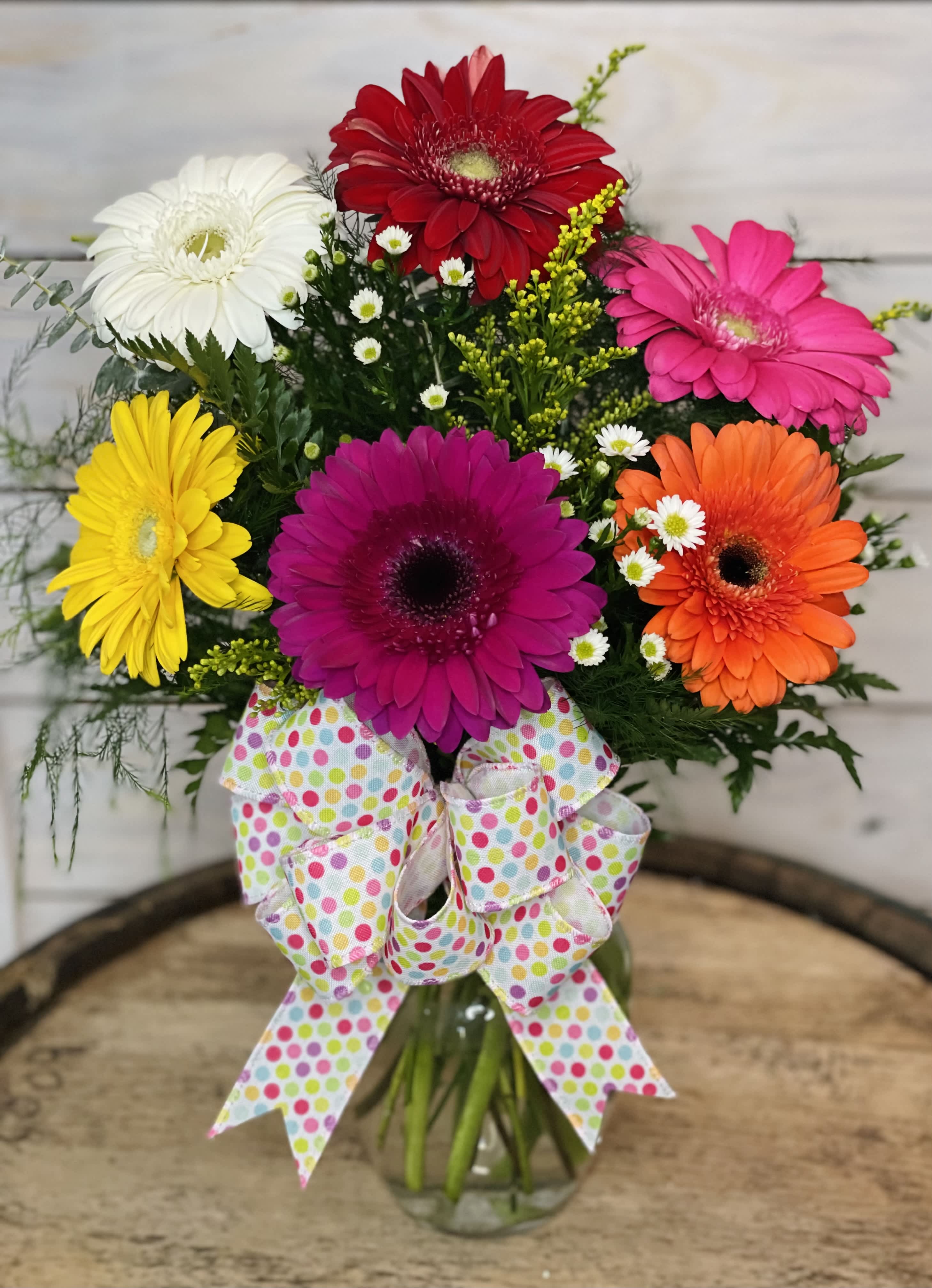 Half Dozen Gerberas in Farmington, MO | Butterfields Florist