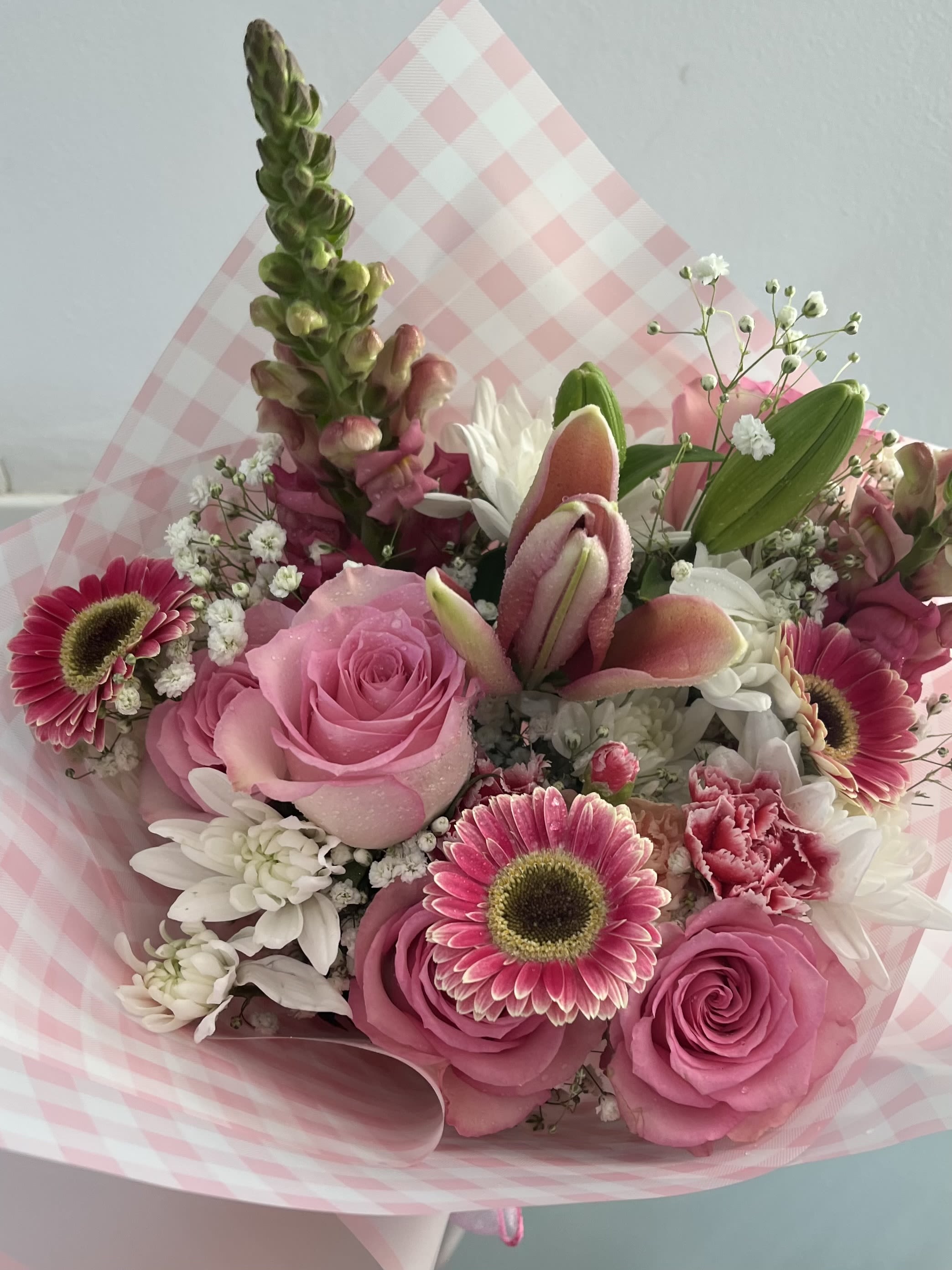 Perfectly pink  - Additional flowers will be added