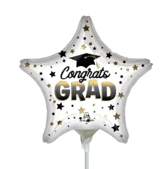 9'' Grad Balloon Air Filled - 9'' Grad Balloon Air Filled