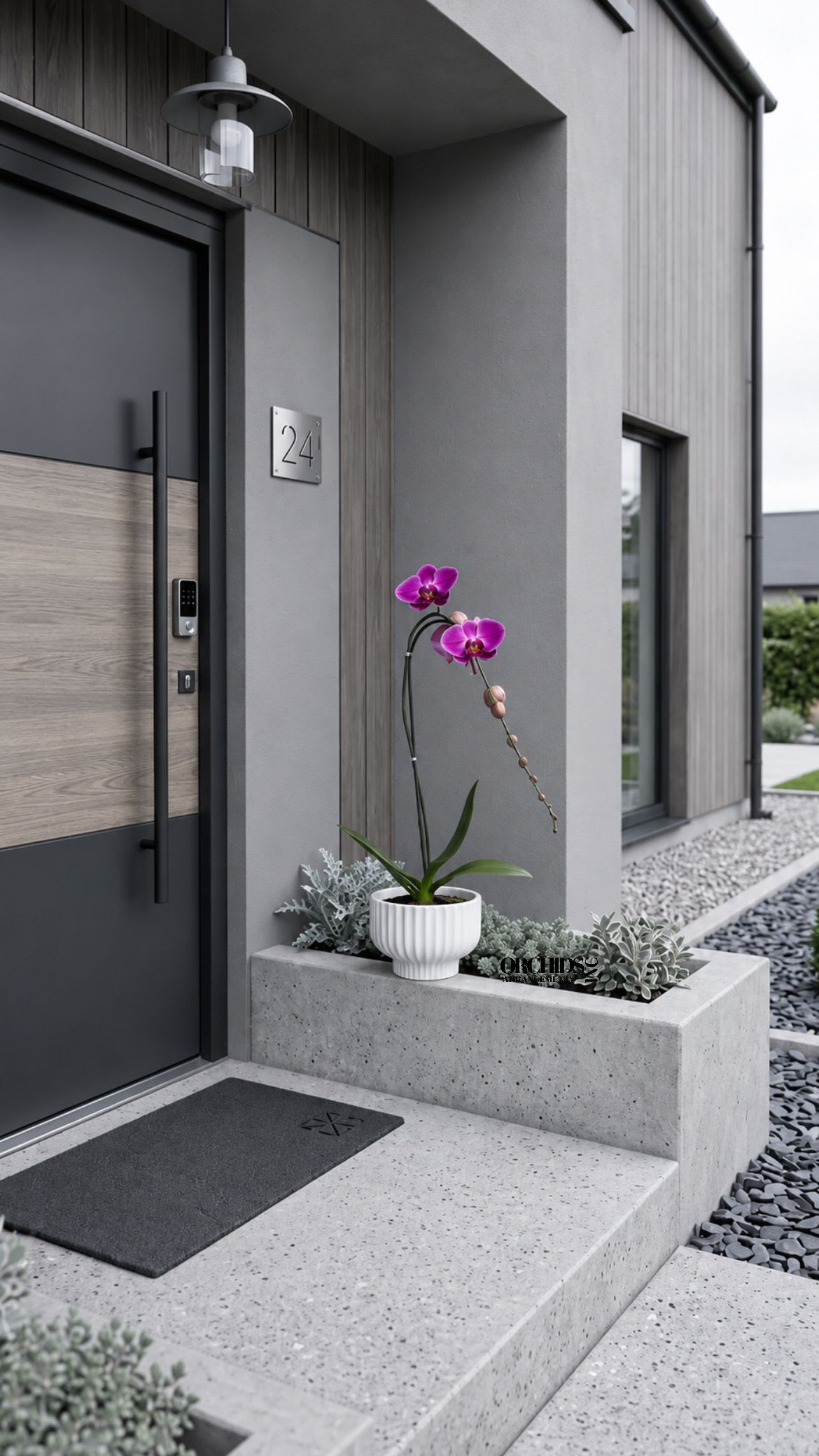 Purple Phalaenopsis Orchid – Orchid Delivery Miami - A luxury Single Purple Phalaenopsis orchid designed for gifting. We offer flower delivery, same day flower delivery, orchid delivery, and same day orchid delivery in Miami. Buy orchids online with and fast delivery across Miami.