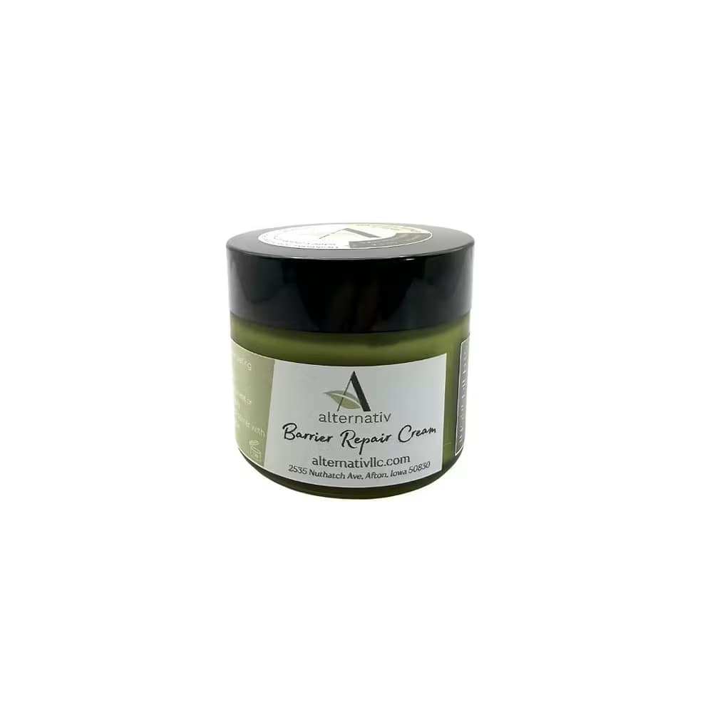 Barrier Repair Cream - Your skin’s barrier is its first line of defense - we’ve designed the ultimate support system to keep it strong, nourished, and resilient. Powered by nature, this formula delivers essential fatty acids, plant-based ceramide mimics, cholesterol and protective minerals to deeply hydrate, repair, and shield your skin. Each ingredient in our cream serves a purpose, working together to nourish, protect, and restore the skins natural barrier.