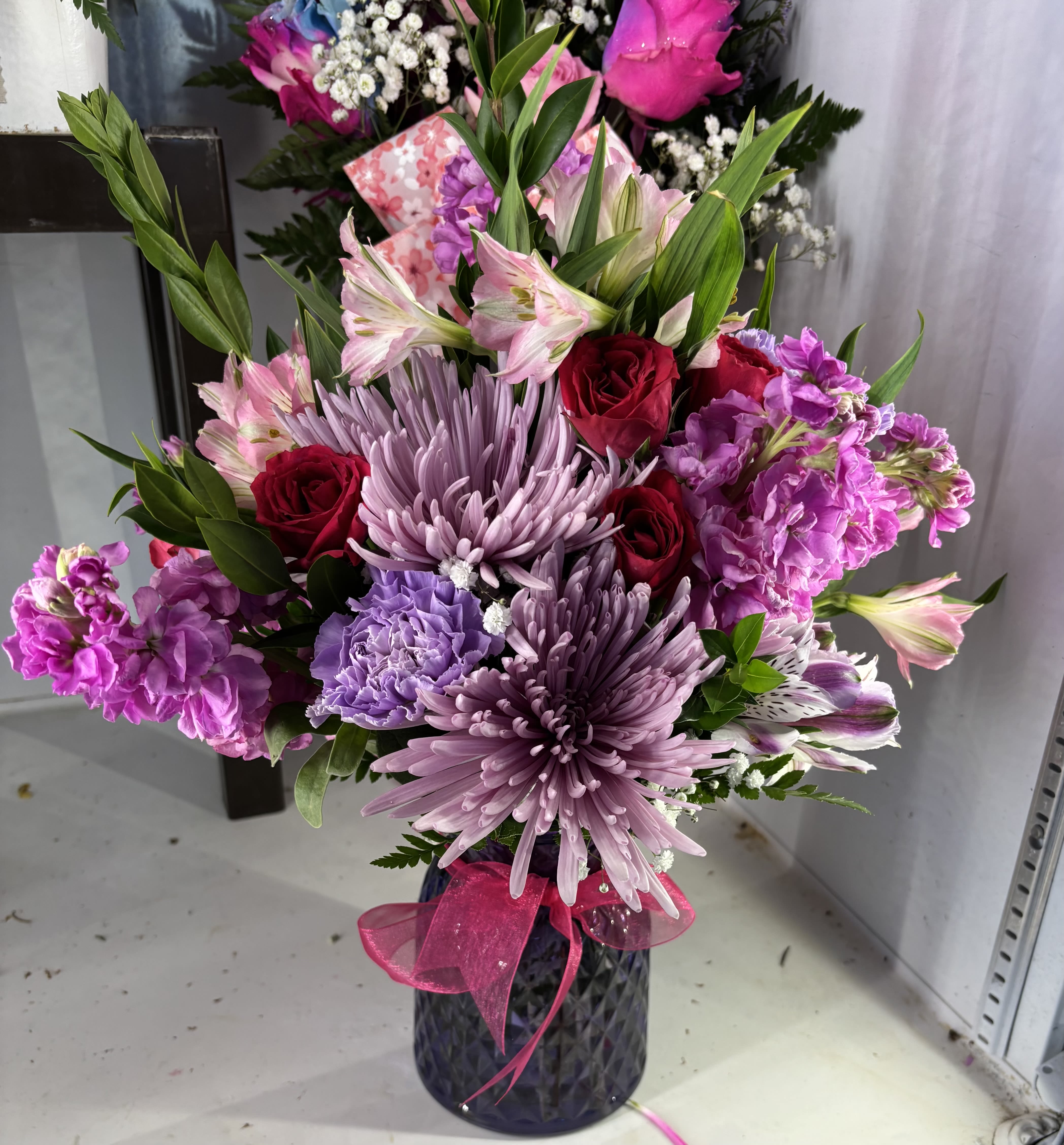 Blossom bouquet  - fresh flowers in bouquet no vase 