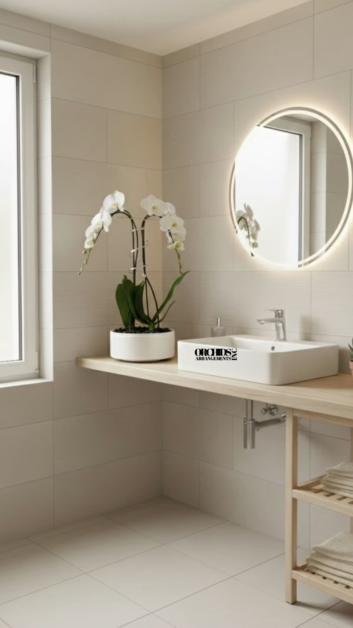 White Phalaenopsis Orchid – Delivery Orchids Miami - A luxury Double White Phalaenopsis orchid designed for gifting. We offer flower delivery, same day flower delivery, orchid delivery, and same day orchid delivery in Miami. Buy orchids online with and fast delivery across Miami.