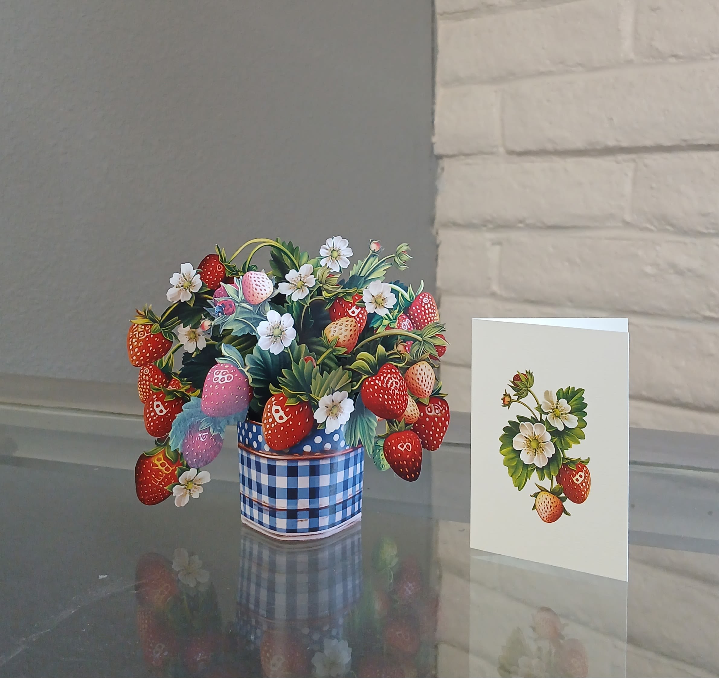 strawberry field - Send a little sunshine with our Mini Strawberry Blossom Bouquet, a petite floral pop-up that brings the beauty of spring to life.