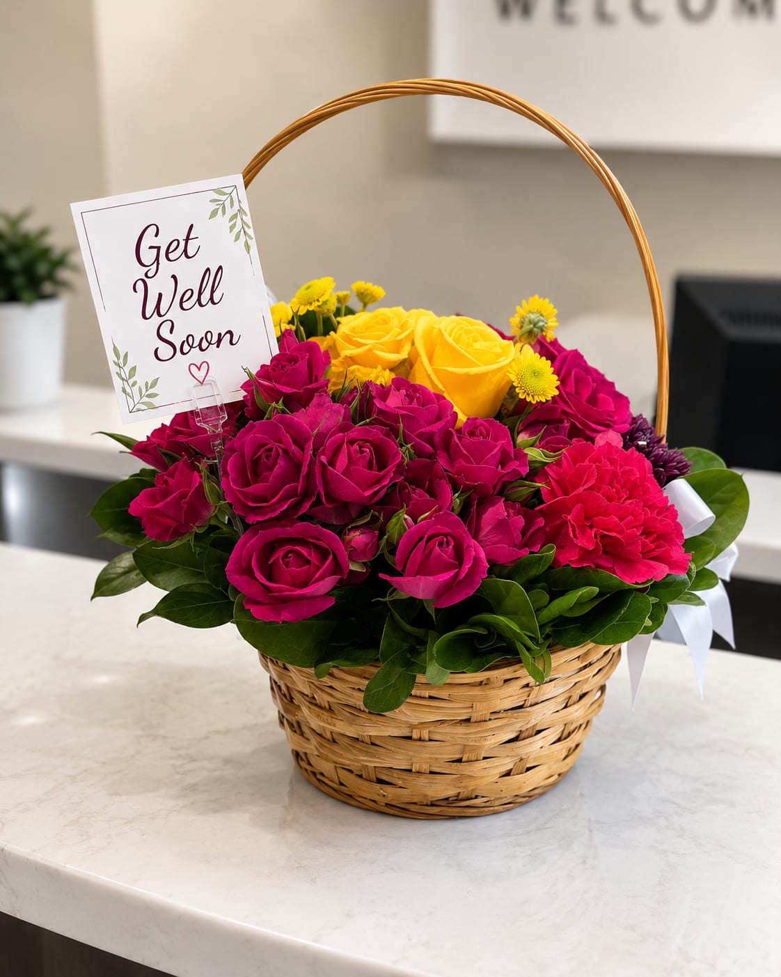 Full Garden  Basket  - Beautiful blooming basket