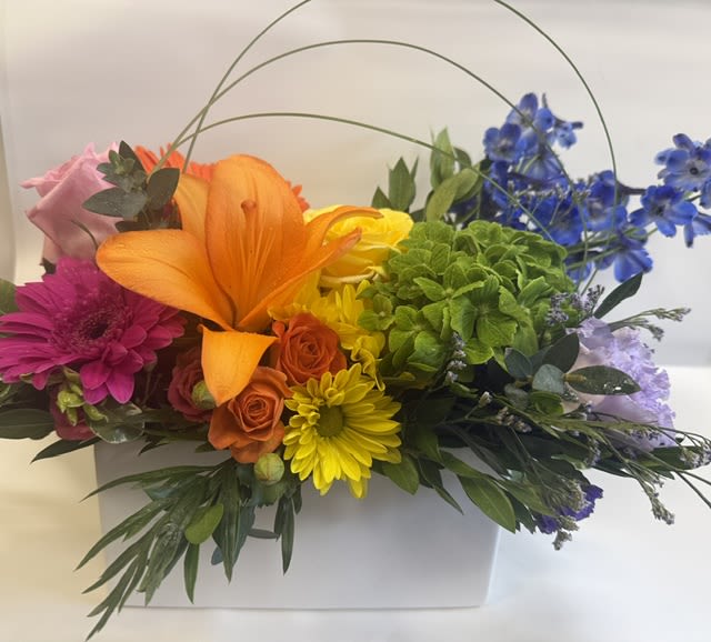 Rainbow Connection - Cheerful blooms to create a joyful, uplifting display perfect for any occasion. 