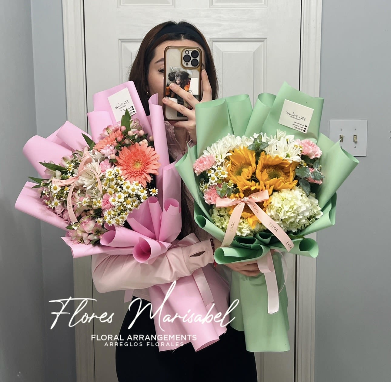 Flower freestyles ( No Roses)  - For freestyles all flowers sill vary. If you have a certain color theme you’d like leave it in florist instructions. We will do our best to incorporate it. 