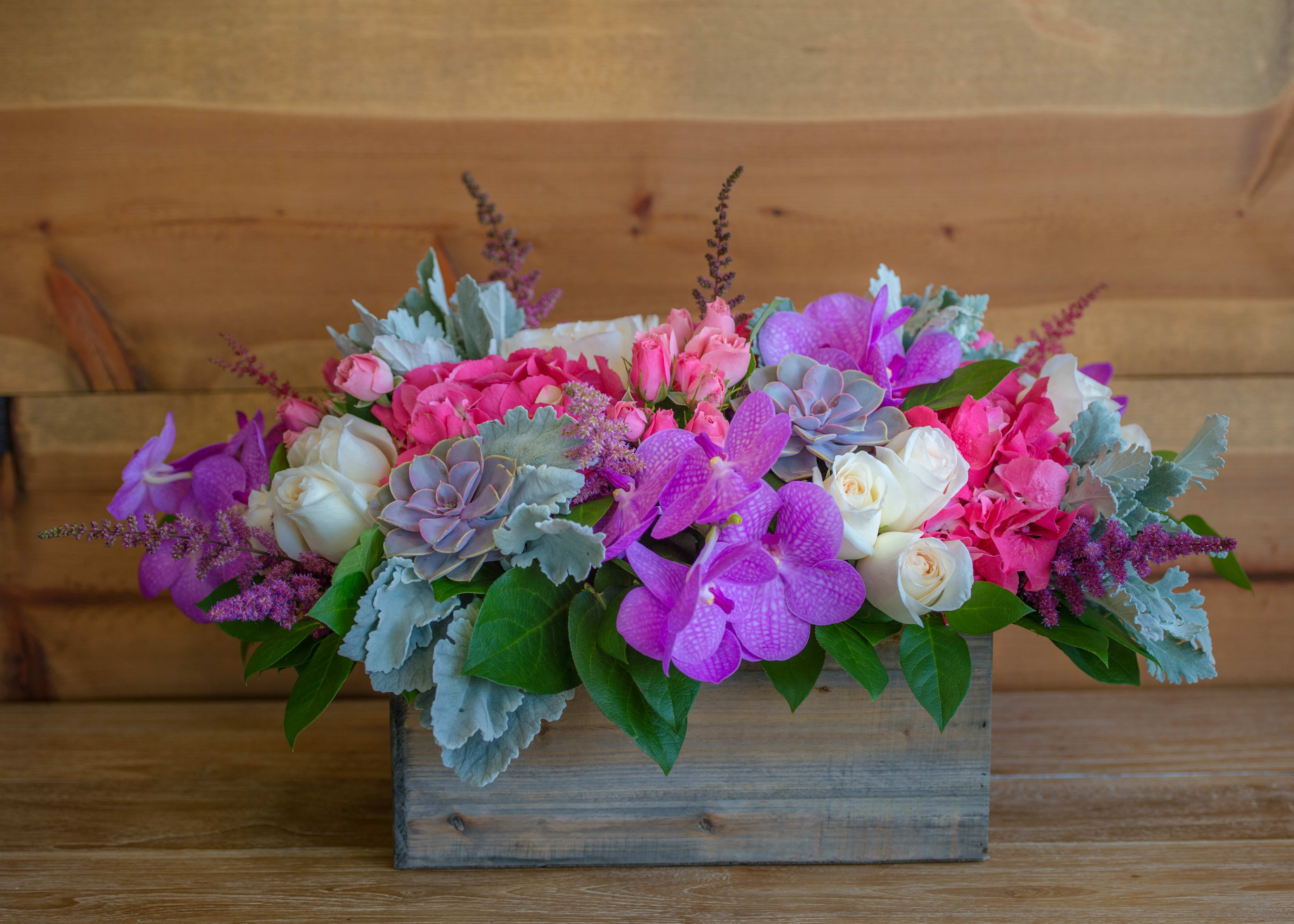 Wild Child - Stunning seasonal blooms. Arrangement may vary depending on flower availability. 