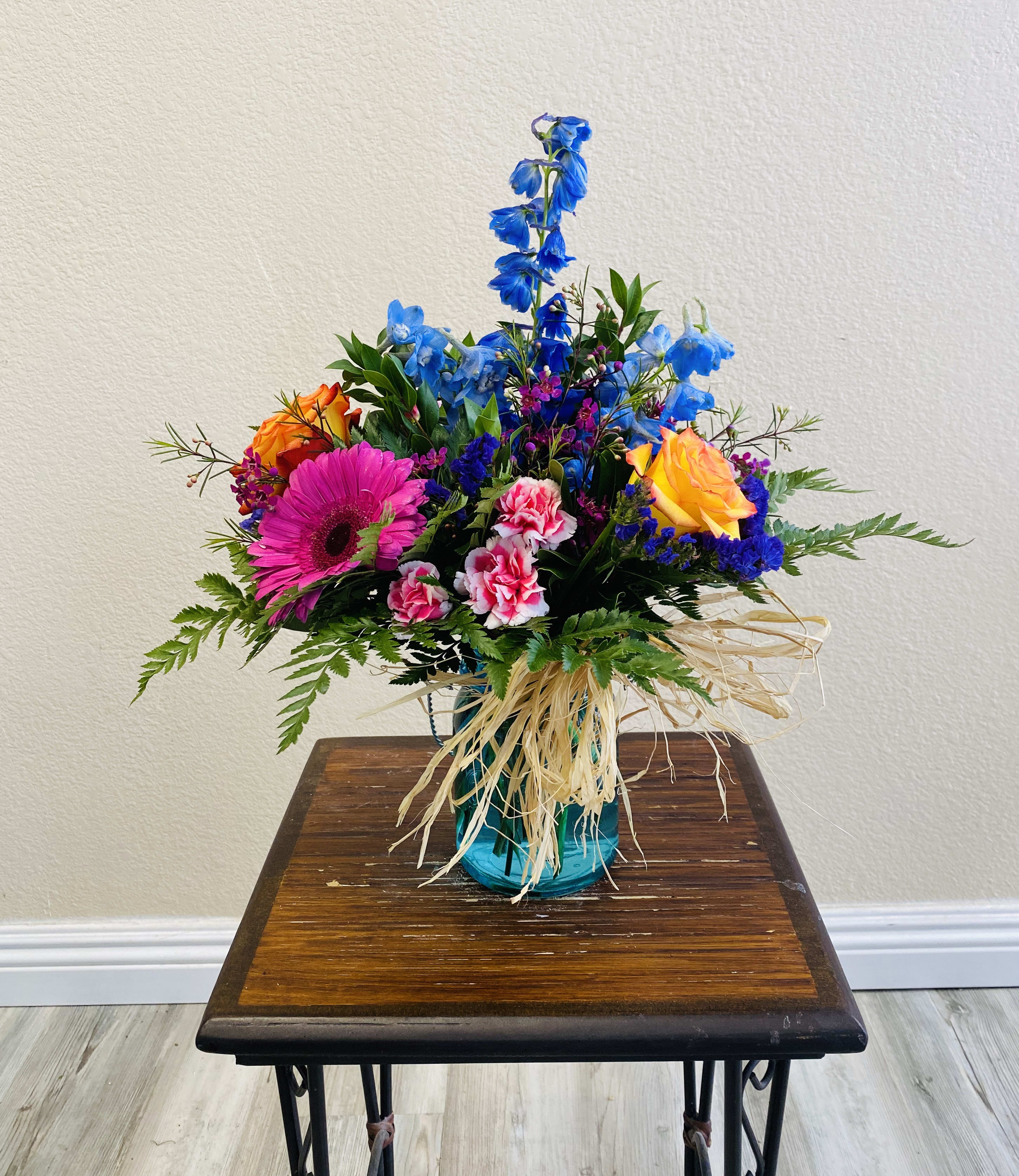 Crystal Rays  - This colorful bouquet represents the sun that shines upon a crystal And the colorful Illusions it creates. 