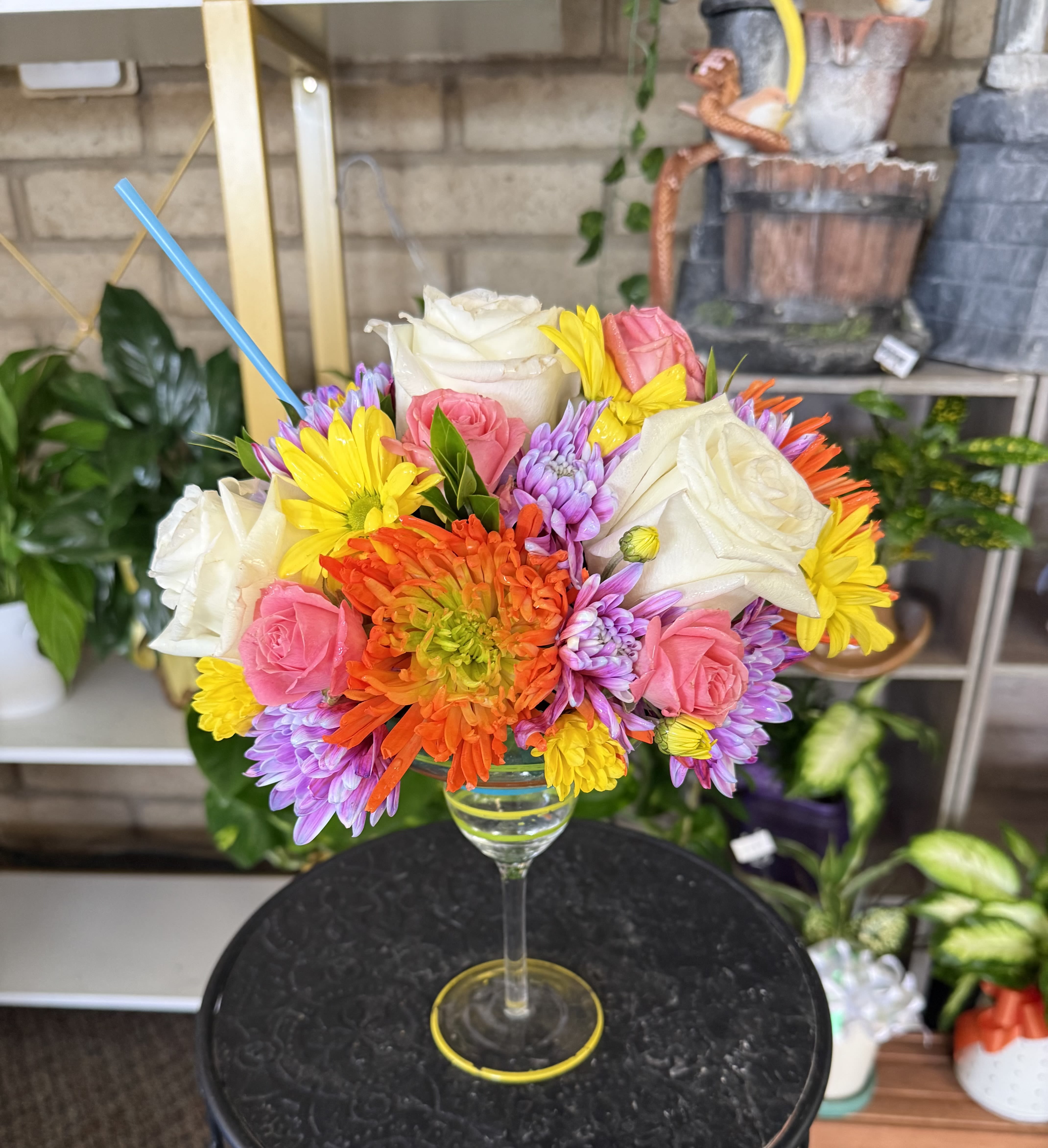 Floral Margarita  - Reasonable flower substitutions may be made due to availability