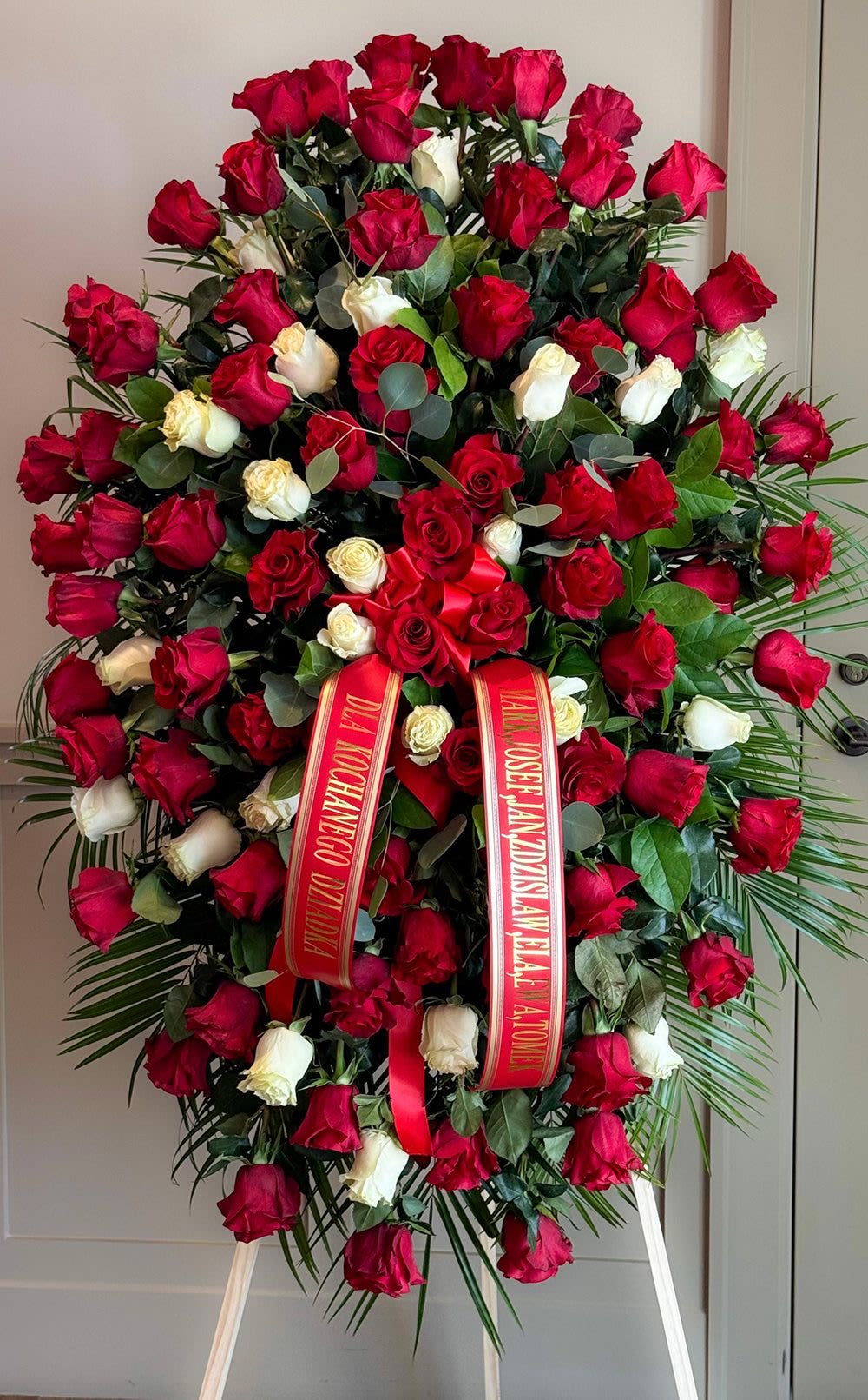 Pure love  - Each flower is selected for this beauty and symbolism, representing love peace,hope.