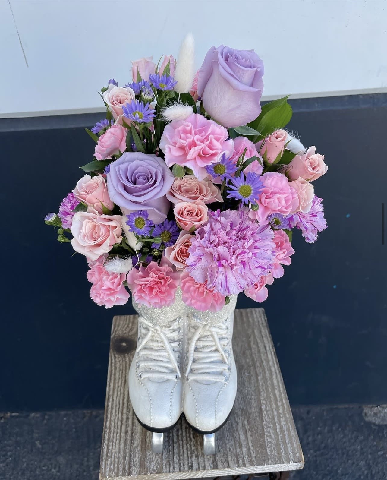 Floral Ice Skates - Floral ice skates