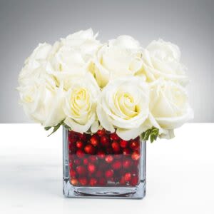 Holiday Secrets Flower  -  Pet Friendly? YES  — White Roses are generally safe, but mixed greenery may include plants that are toxic to cats or dogs. Keep out of reach; avoid homes with curious cats.   Human Allergy Note : No major allergy-triggering flowers noted. Keep bouquet away from bedding if sensitivities exist.   Care &amp; Longevity : Trim stems 1–2″ before arranging in fresh water. Change water every 2–3 days, remove fading blooms, and keep away from direct sun, heaters, and vents.   Best Occasions &amp; Situations : - Holiday gifting - Winter birthdays - Romantic gestures - Get well wishes - Sympathy and remembrance - Seasonal decor enhancement - Office holiday display   Why Customers Love It : - Elegant, winter-ready color palette - Lush and layered presentation - Hand-arranged for a premium, boutique feel - Versatile gift for multiple occasions - Fresh, long-lasting blooms