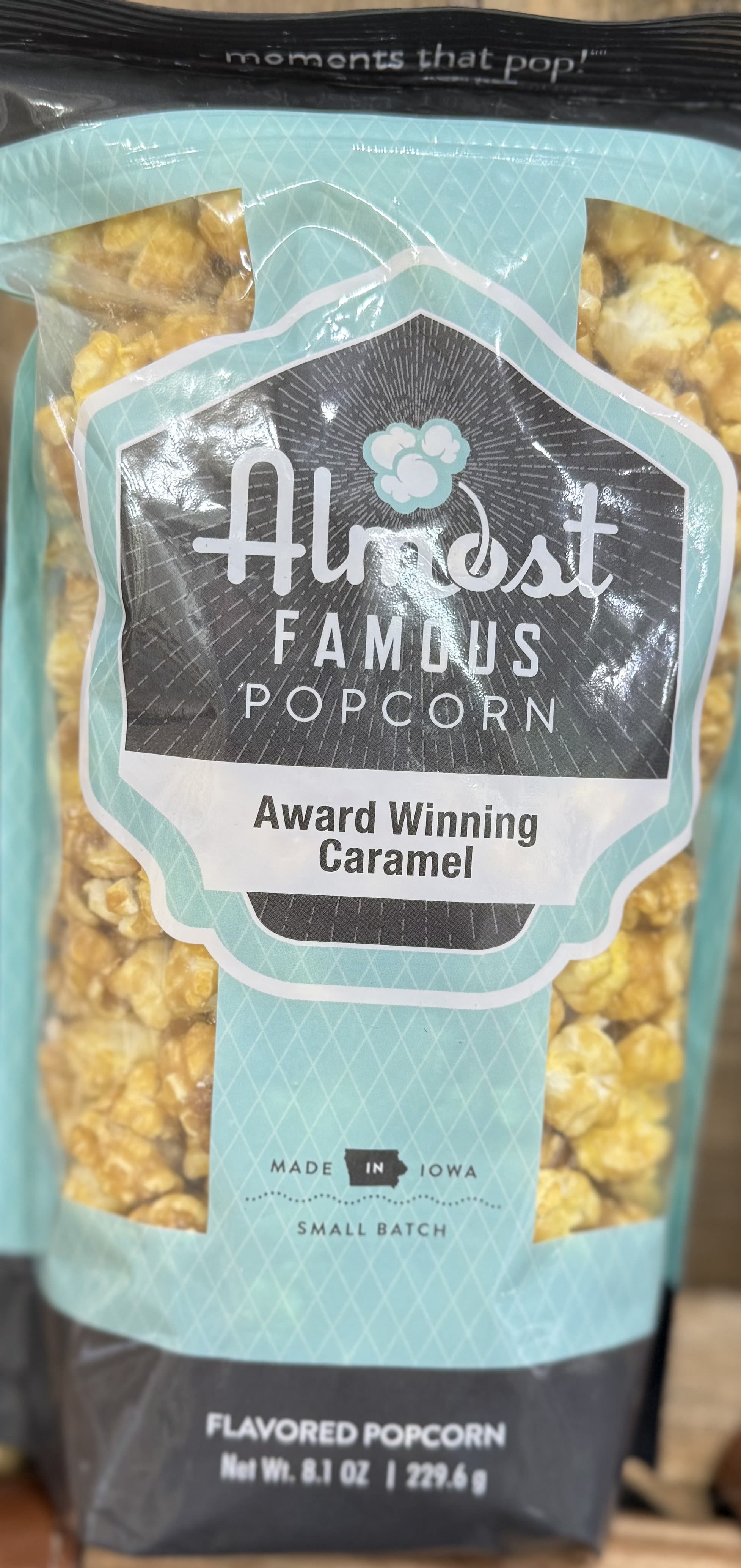 Almost Famous Popcorn Award Winning Caramel - Almost Famous Popcorn handcrafted in Iowa
