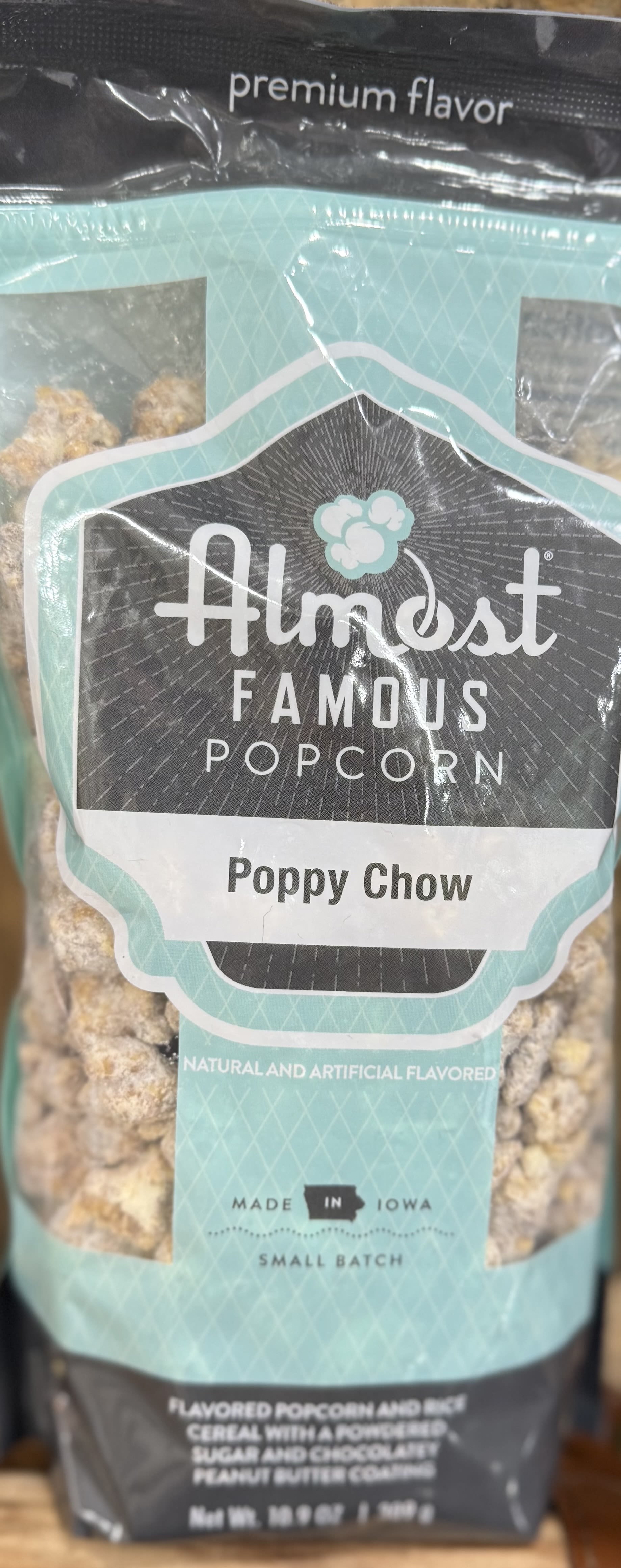 Almost Famous Popcorn Poppy Chow - Almost Famous Popcorn hancrafted in Iowa