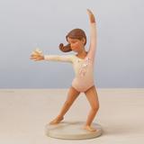 FOUNDATION- GYMNAST FIGURINE 5-INCH - Sweet gymnast is a wonderful gift for gymnasts; dancers and girls that just like to play