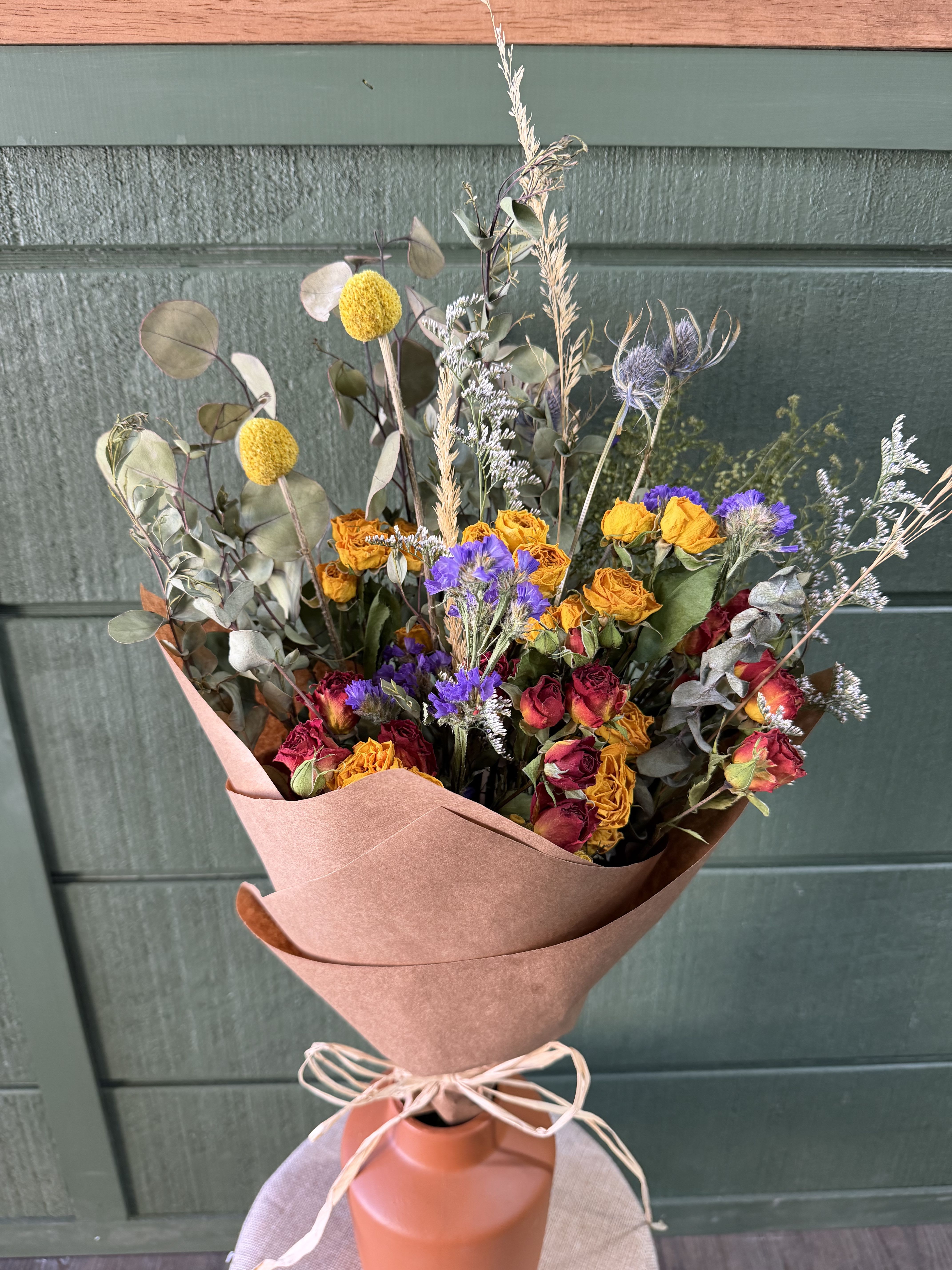 Dried Flowers Bouquet  - Delicate dried flowers in a charming, long-lasting bouquet - perfect for gifting, decorating, and enjoying season after season. 