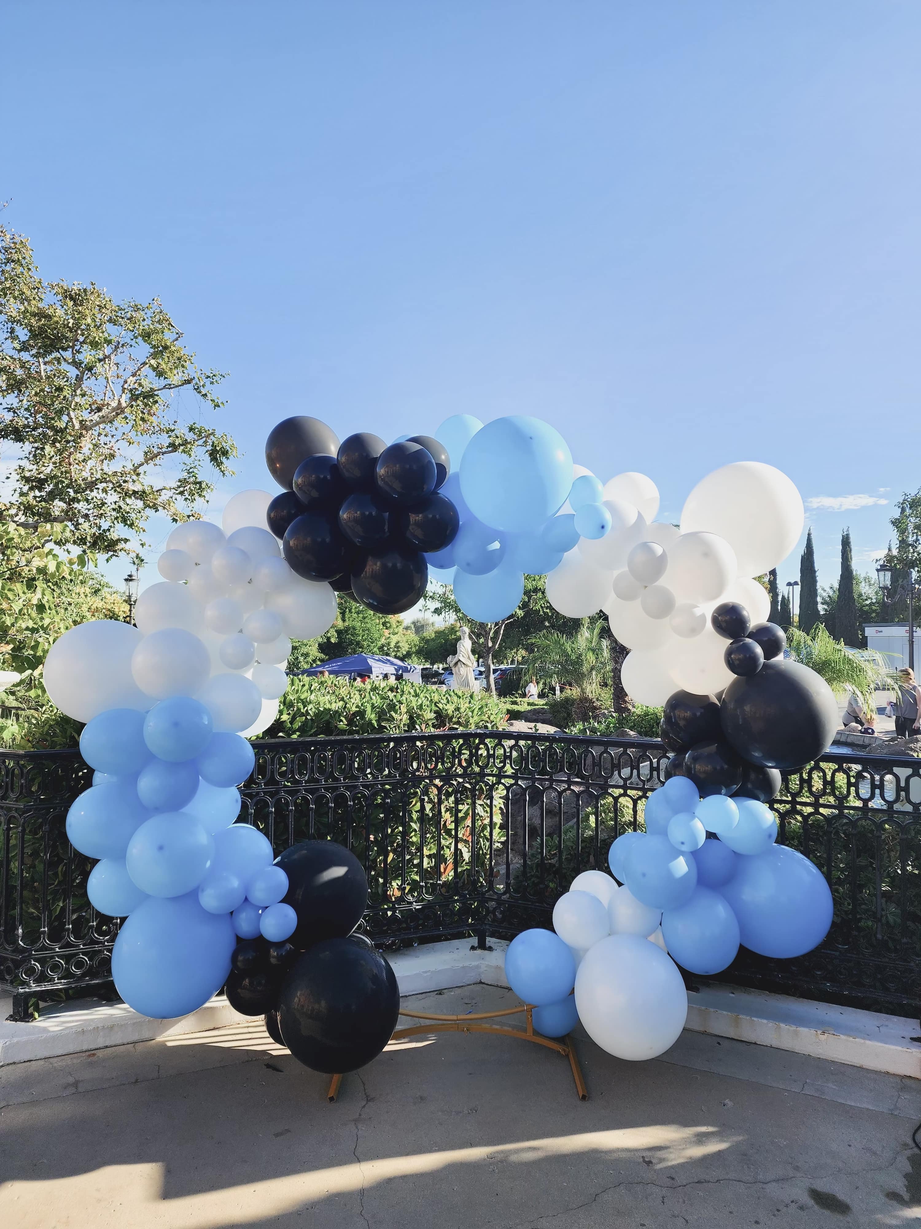 Balloon Arch Los Angeles - Make a grand statement with our stunning Balloon Arch, perfect for any celebration. This beautifully crafted arch features a vibrant array of balloons in various colors and sizes, creating a festive and inviting atmosphere. Ideal for weddings, birthdays, corporate events, or any special occasion, our balloon arch serves as a striking focal point and an unforgettable photo backdrop. Elevate your event decor with this eye-catching and versatile decoration that adds a touch of whimsy and elegance to any venue.