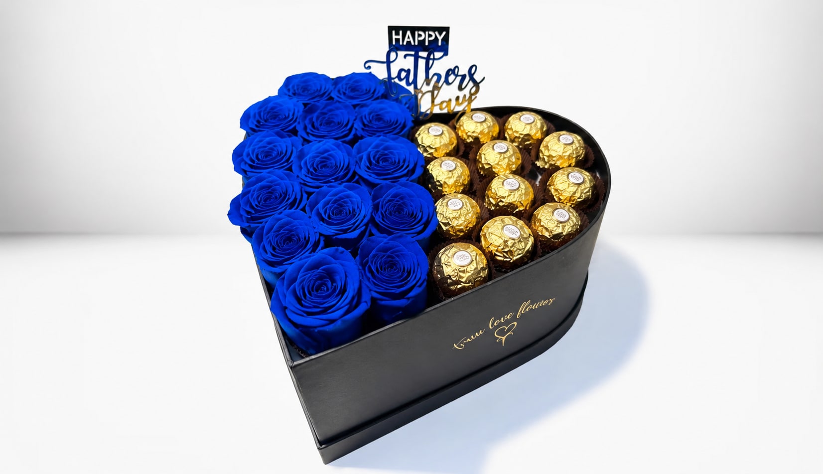 Sweet Royal Heart  - Heart Box and Chocolate 